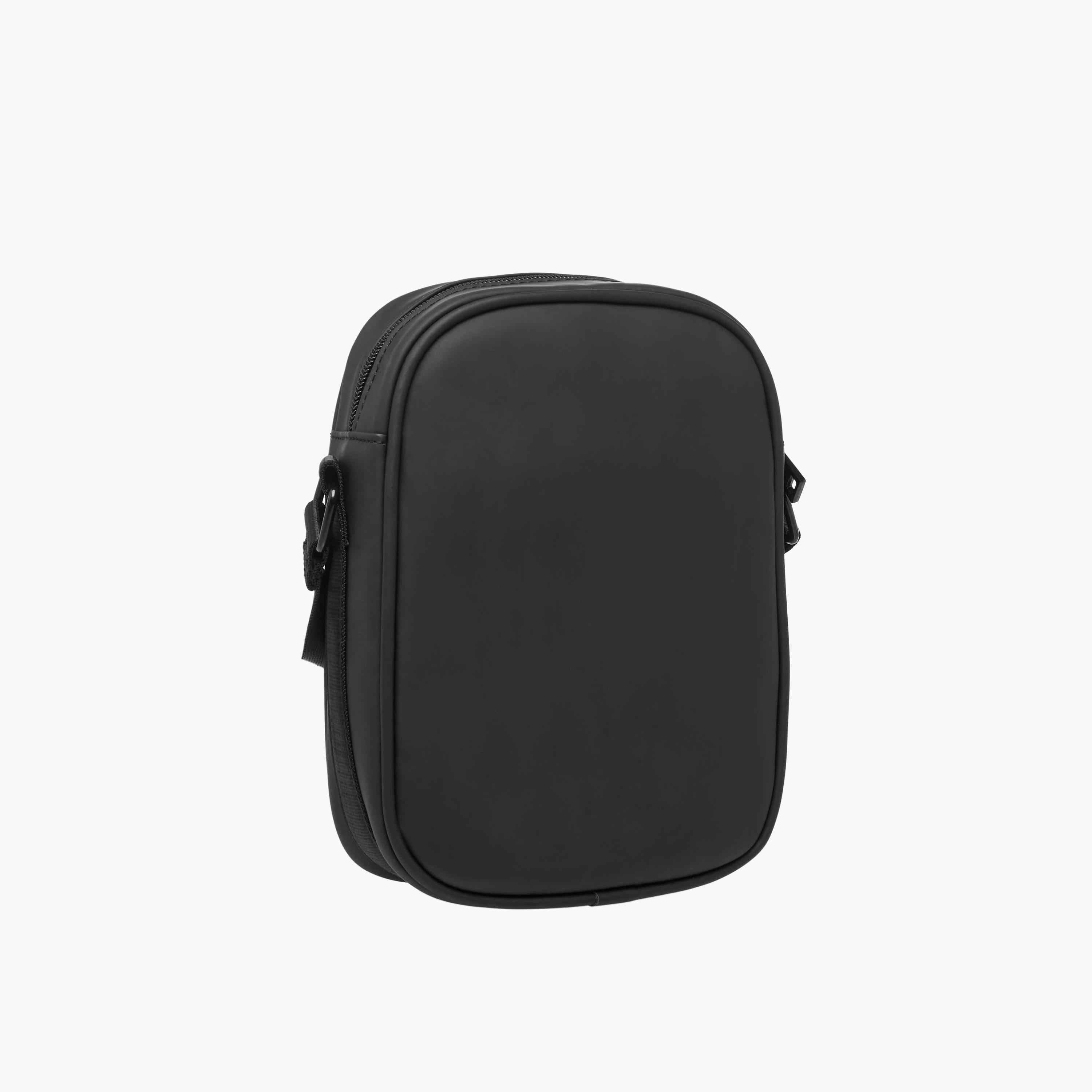 Lee Cooper Textured Crossbody Bag with Zip Closure-men-bags-image-5