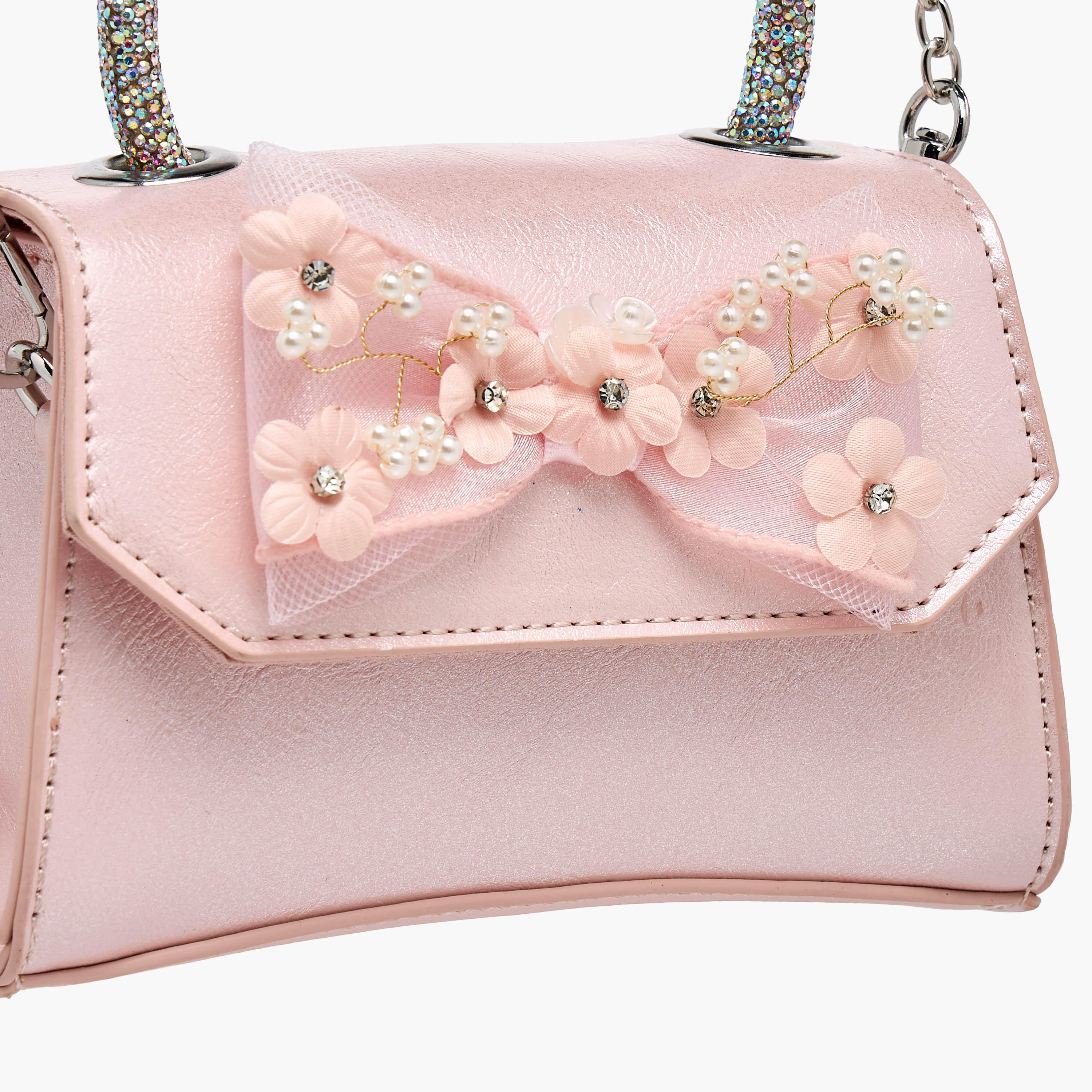 Celeste Bow Applique Crossbody Bag with Embellished Handle-girls-accessories-bags-image-4