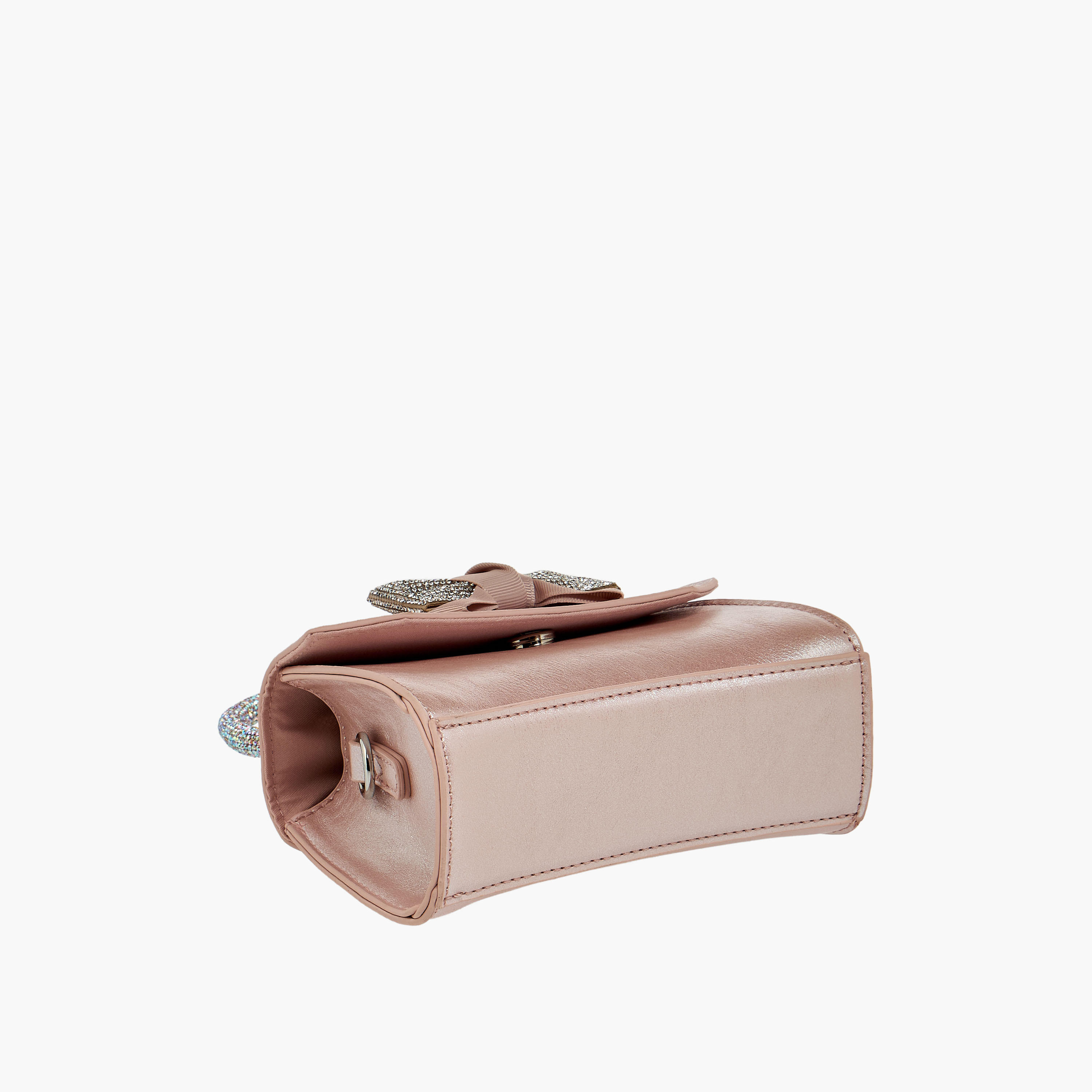 Celeste Bow Embellished Crossbody Bag with Chain Strap-girls-accessories-bags-image-7
