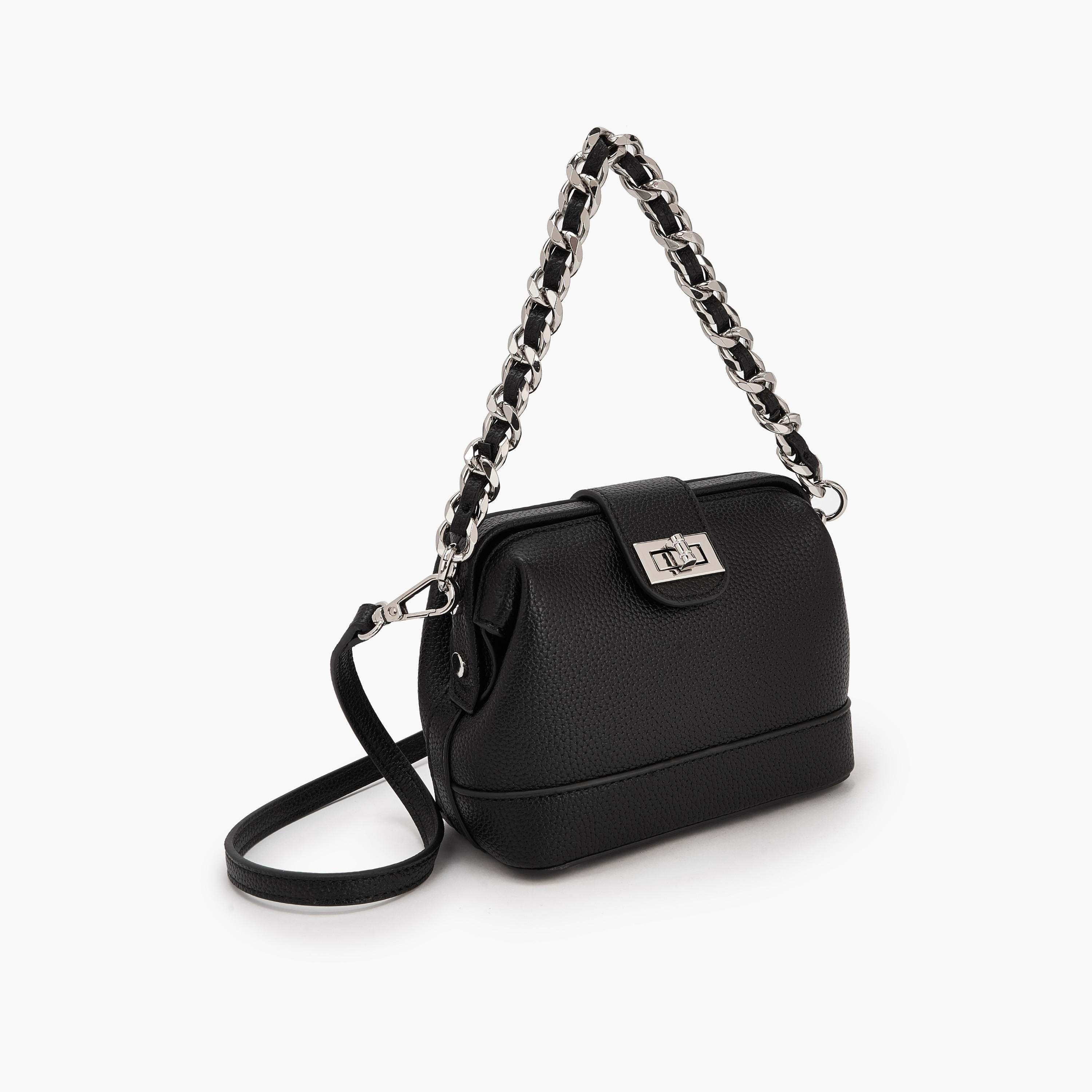 Celeste Textured Crossbody Bag with Twist Lock Closure-women-bagsandwallets-handbags-image-4