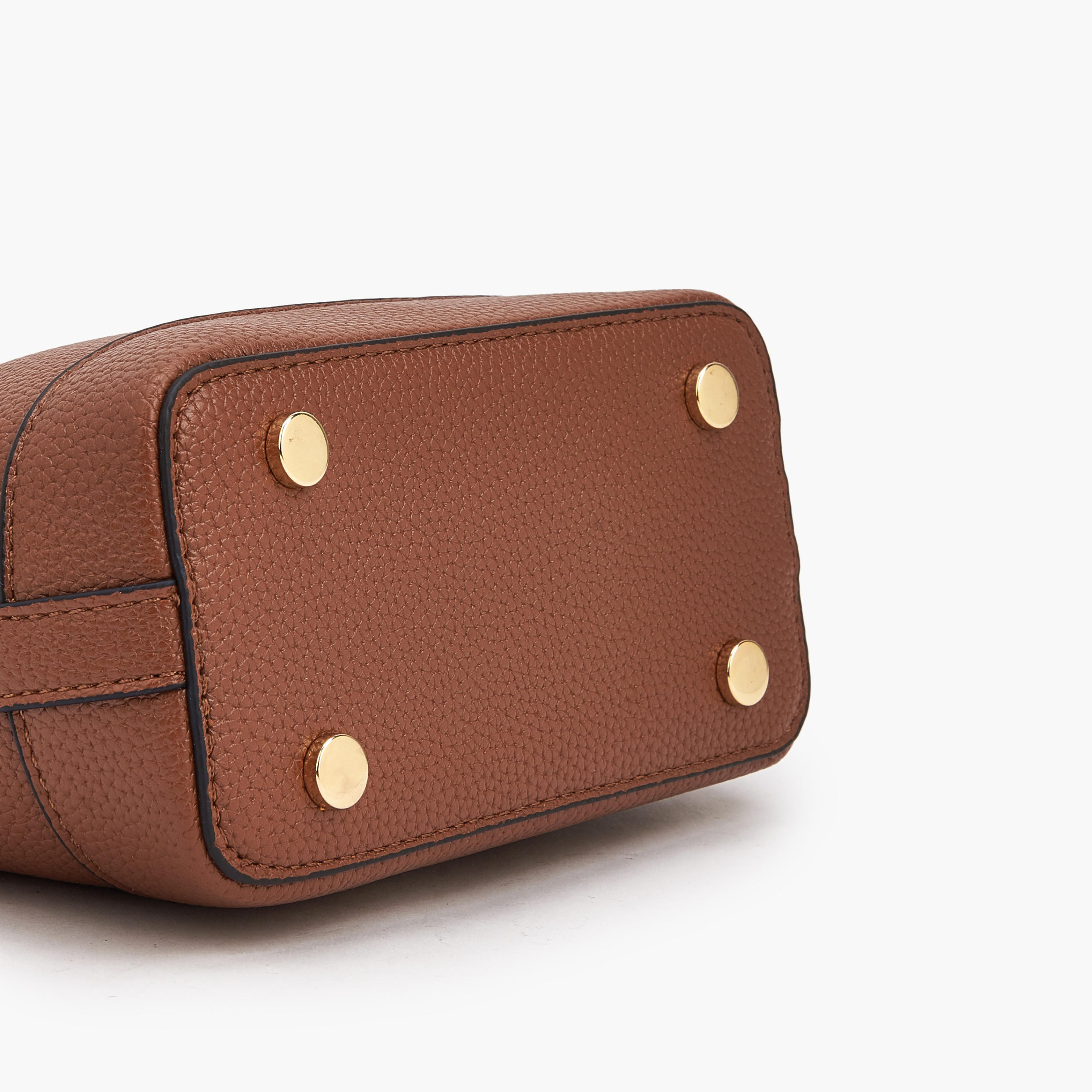 شنطة كروس بودي بارزة الملمس بإغلاق قفل لف من سيليست-women-bagsandwallets-handbags-image-7