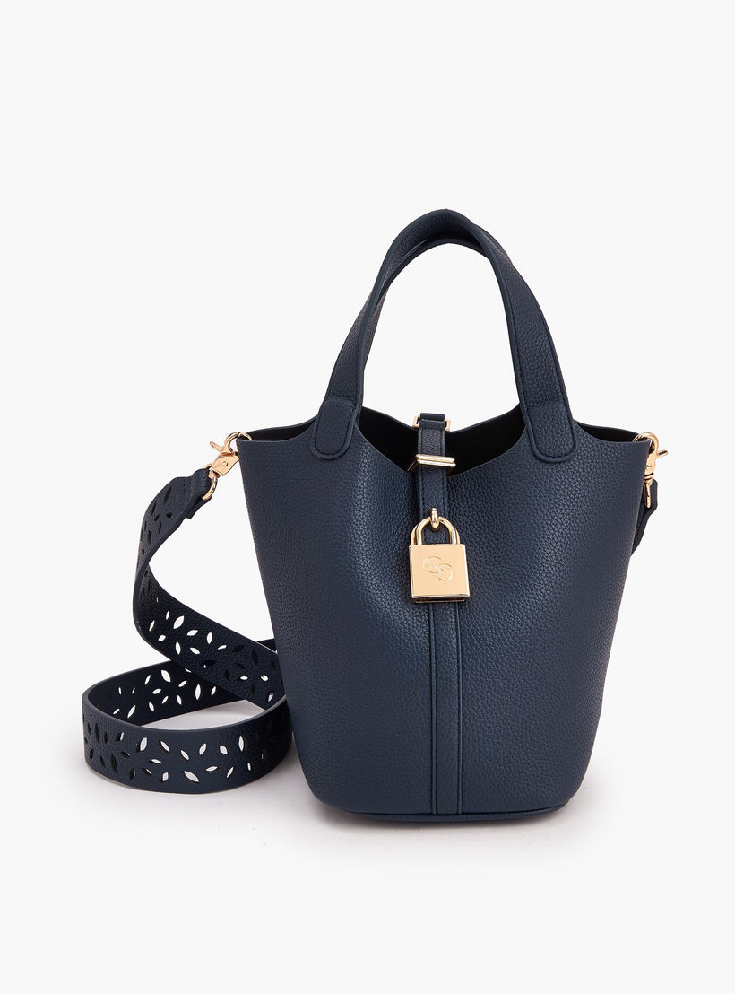 شنطة باكيت بارزة الملمس مع شنطة صغيرة من سيليست-women-bagsandwallets-handbags-image-6