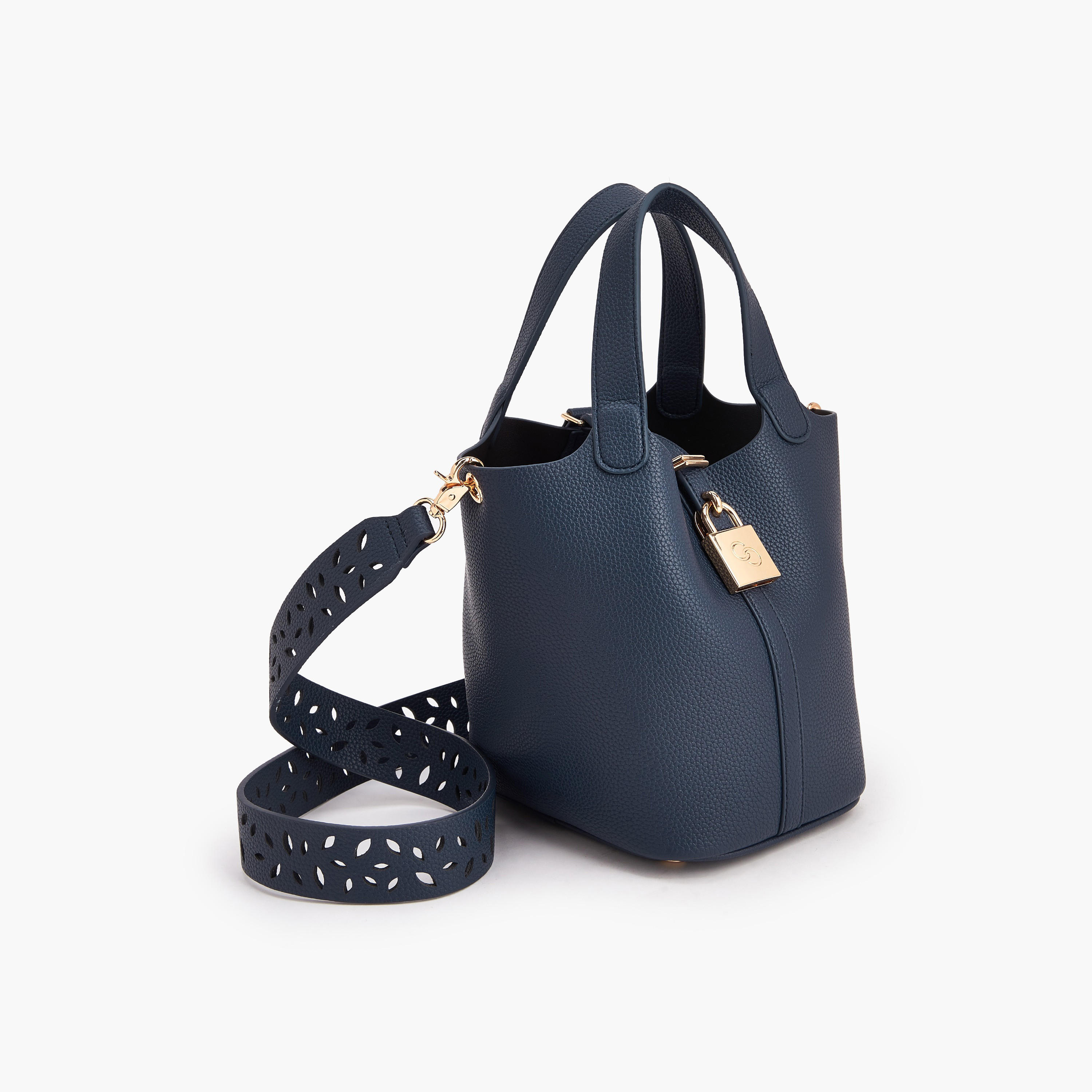 شنطة باكيت بارزة الملمس مع شنطة صغيرة من سيليست-women-bagsandwallets-handbags-image-7
