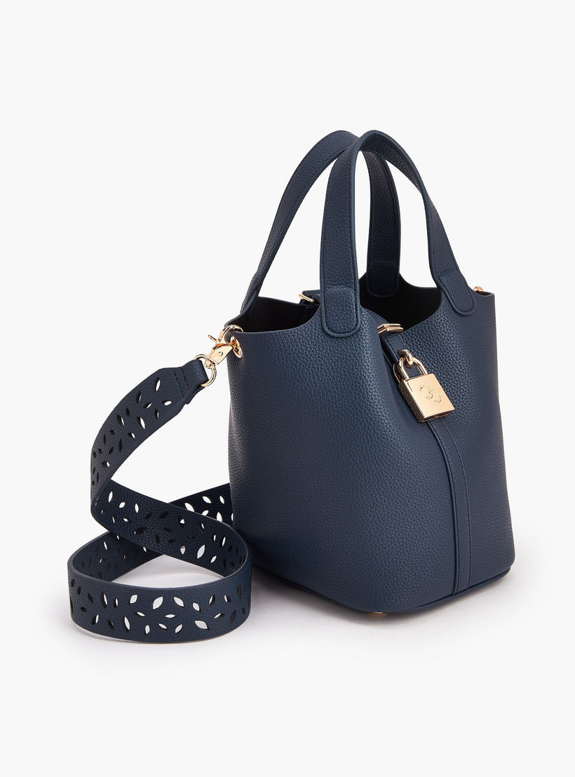 شنطة باكيت بارزة الملمس مع شنطة صغيرة من سيليست-women-bagsandwallets-handbags-image-7