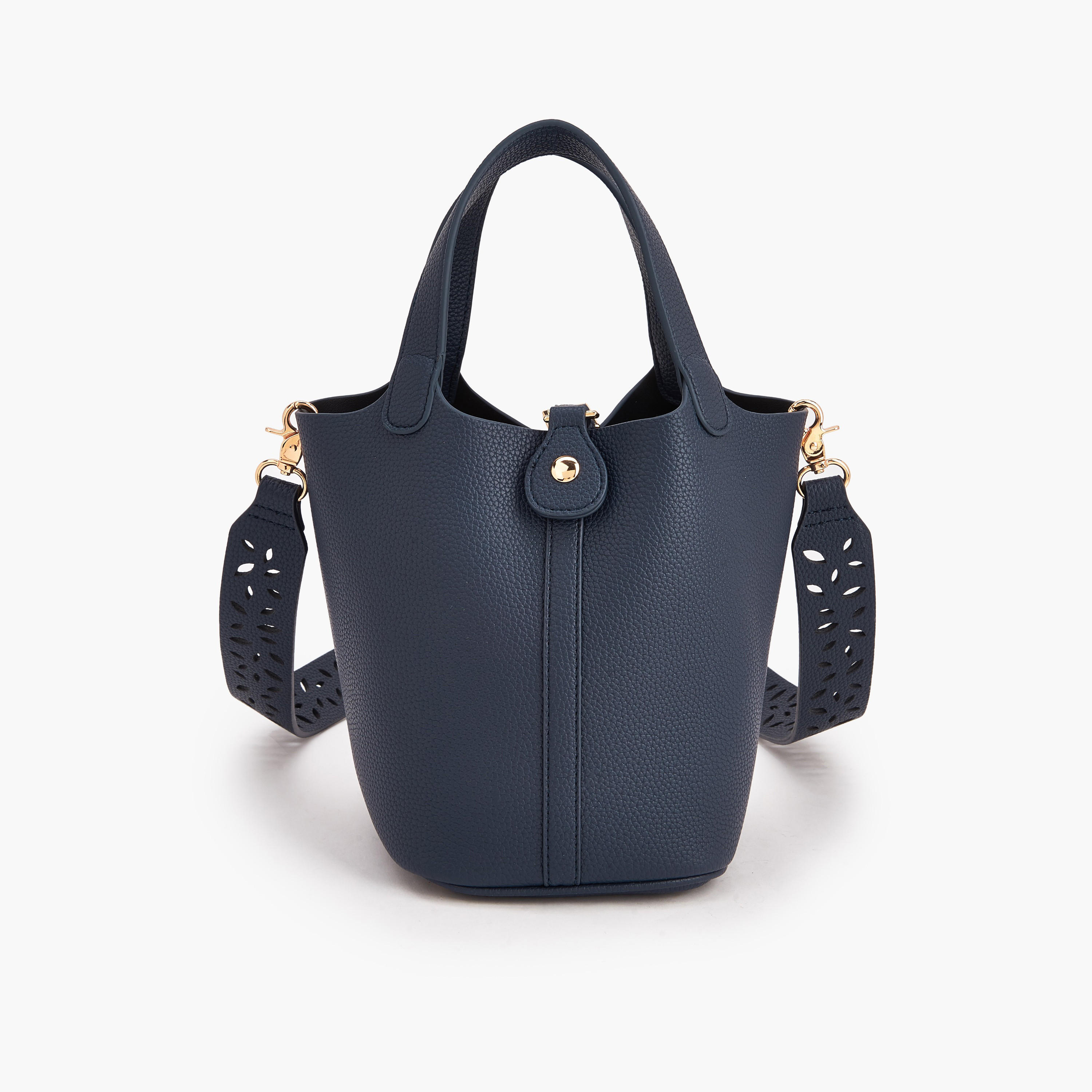 شنطة باكيت بارزة الملمس مع شنطة صغيرة من سيليست-women-bagsandwallets-handbags-image-9