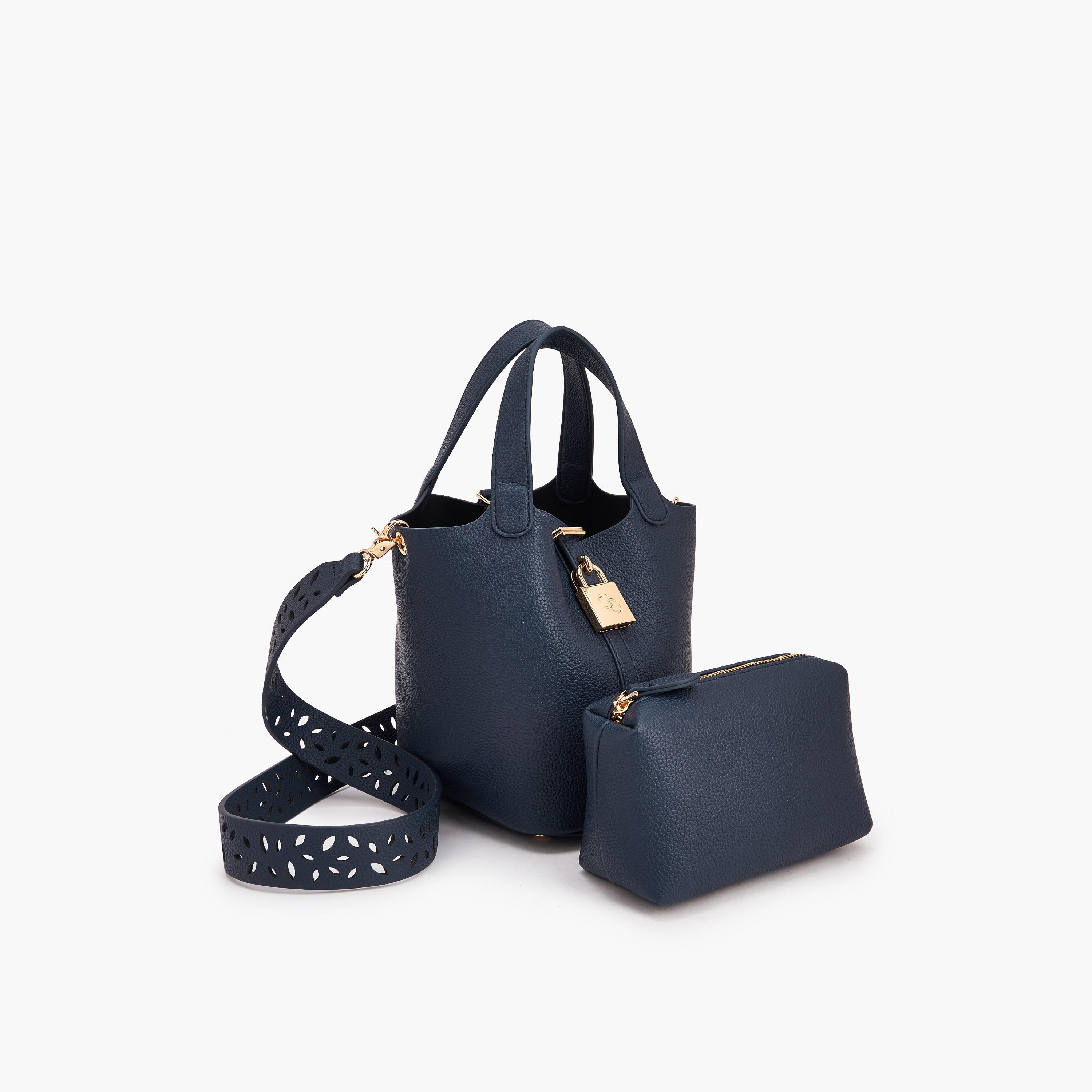 شنطة باكيت بارزة الملمس مع شنطة صغيرة من سيليست-women-bagsandwallets-handbags-image-10