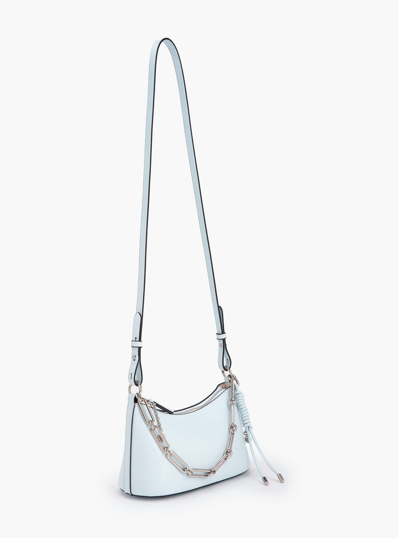 Celeste Solid Crossbody Bag with Chain Link Strap-women-bagsandwallets-handbags-image-3