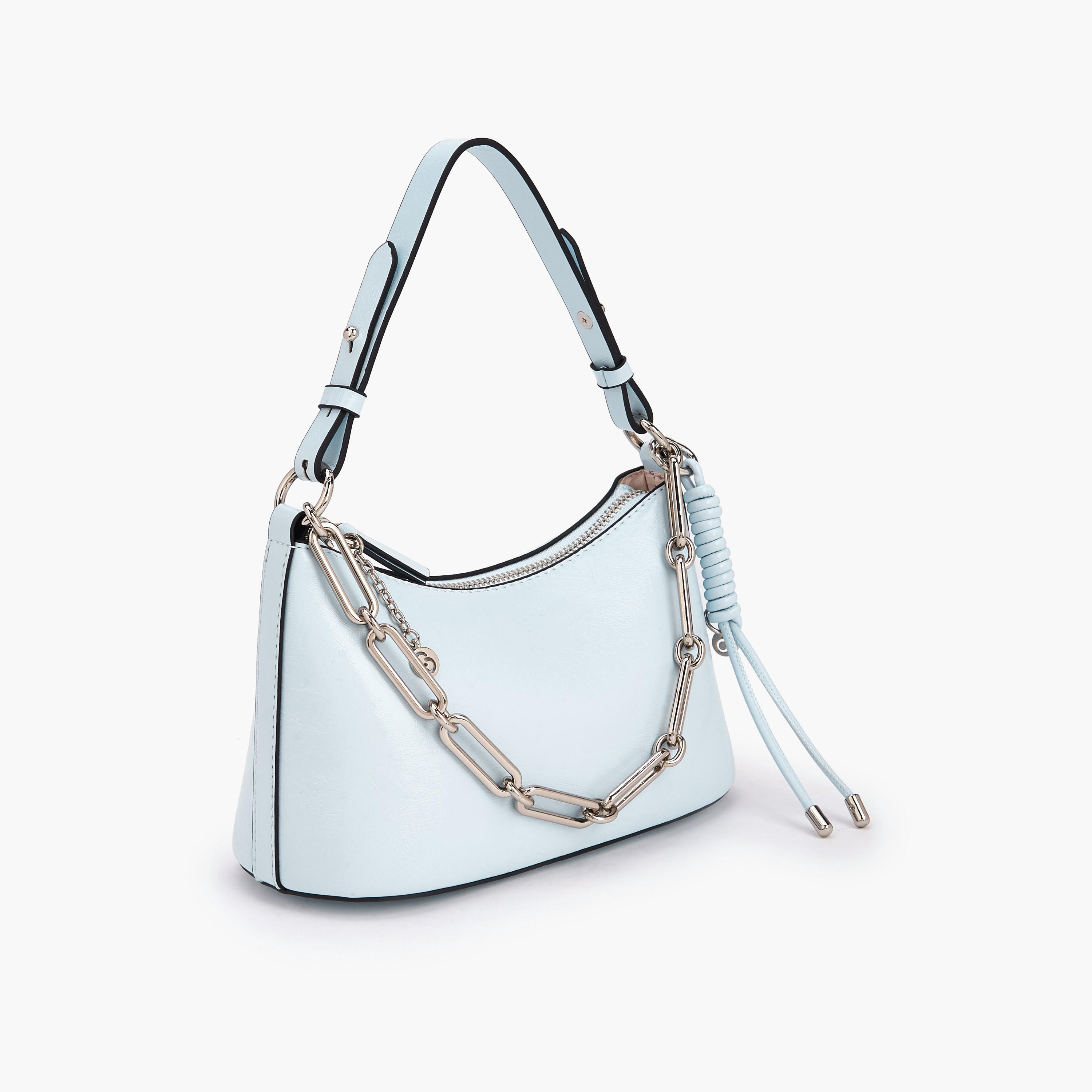 Celeste Solid Crossbody Bag with Chain Link Strap-women-bagsandwallets-handbags-image-4