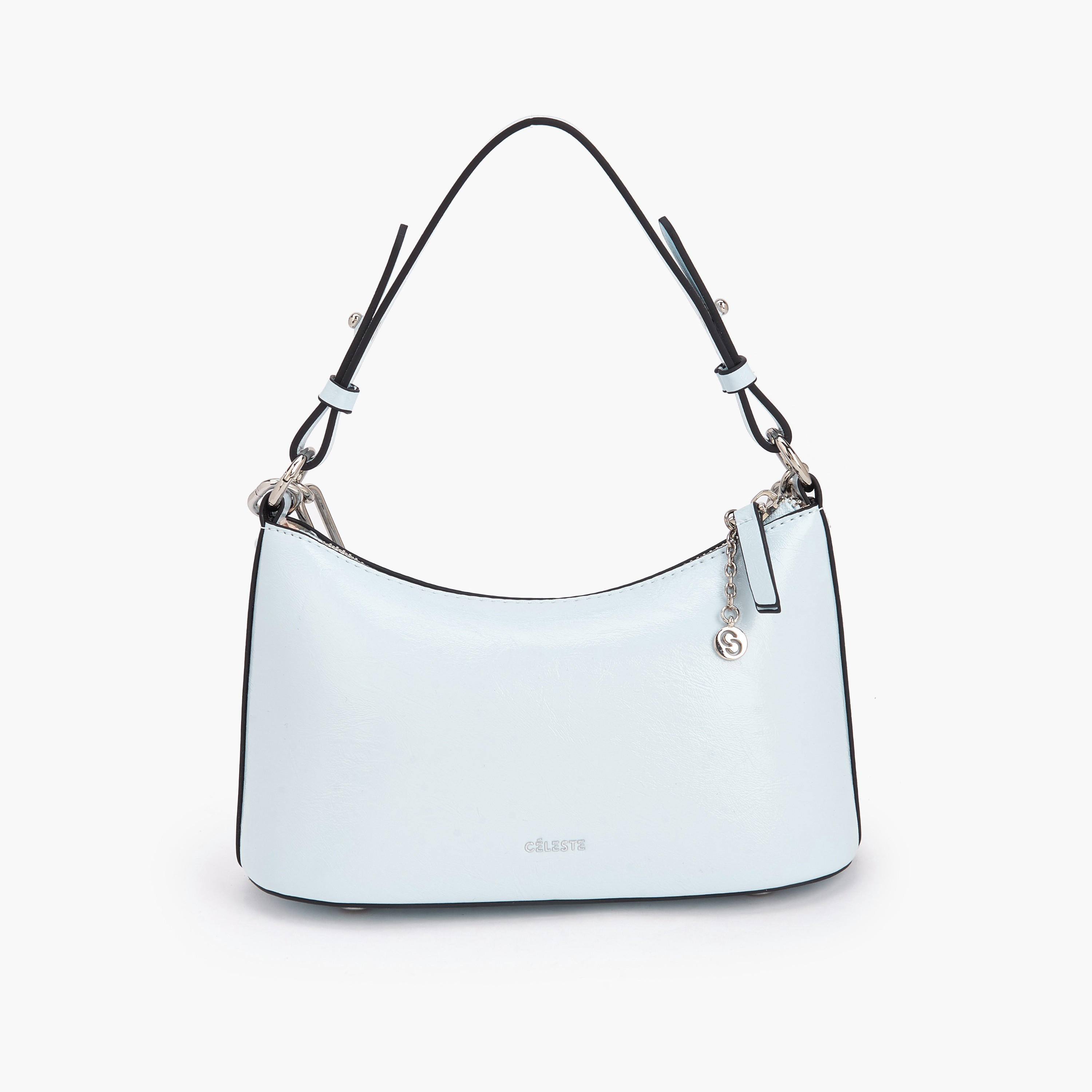 Celeste Solid Crossbody Bag with Chain Link Strap-women-bagsandwallets-handbags-image-6