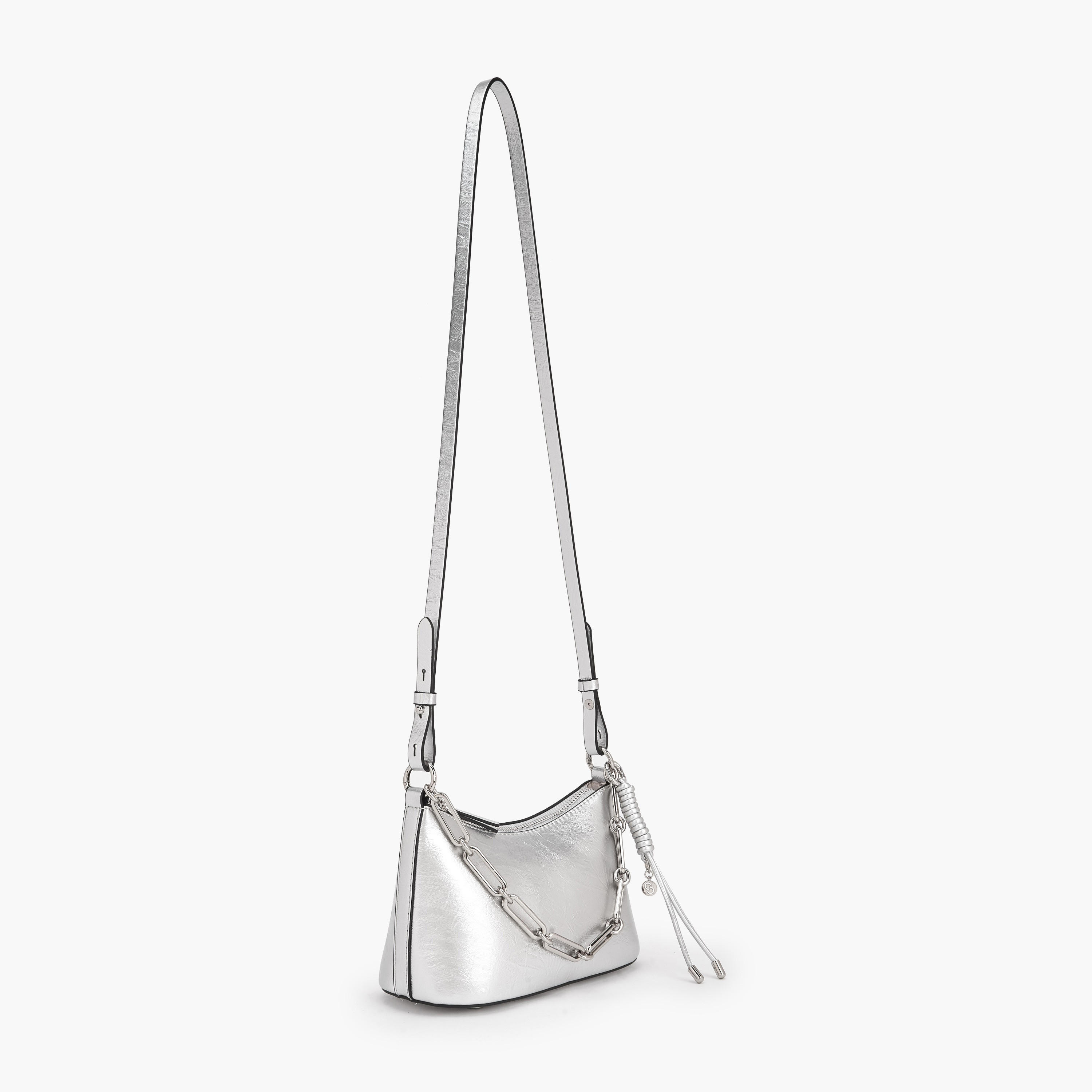Celeste Solid Crossbody Bag with Chain Link Strap-women-bagsandwallets-handbags-image-2