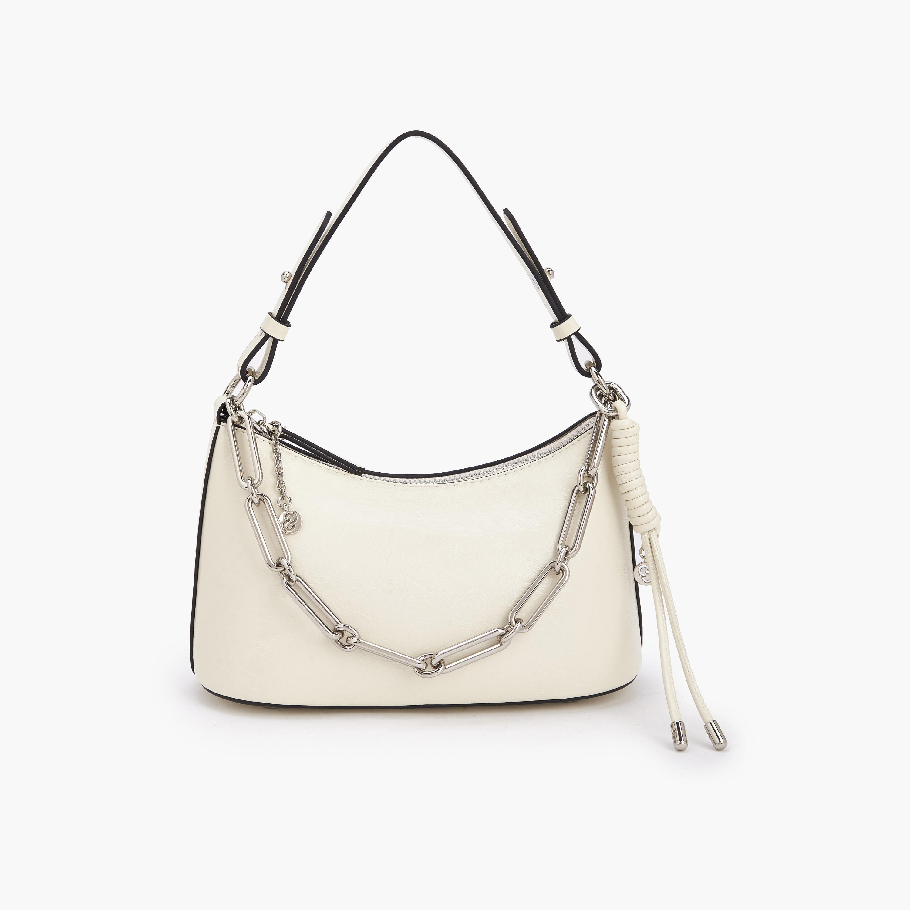 Celeste Solid Crossbody Bag with Chain Link Strap-women-bagsandwallets-handbags-image-1