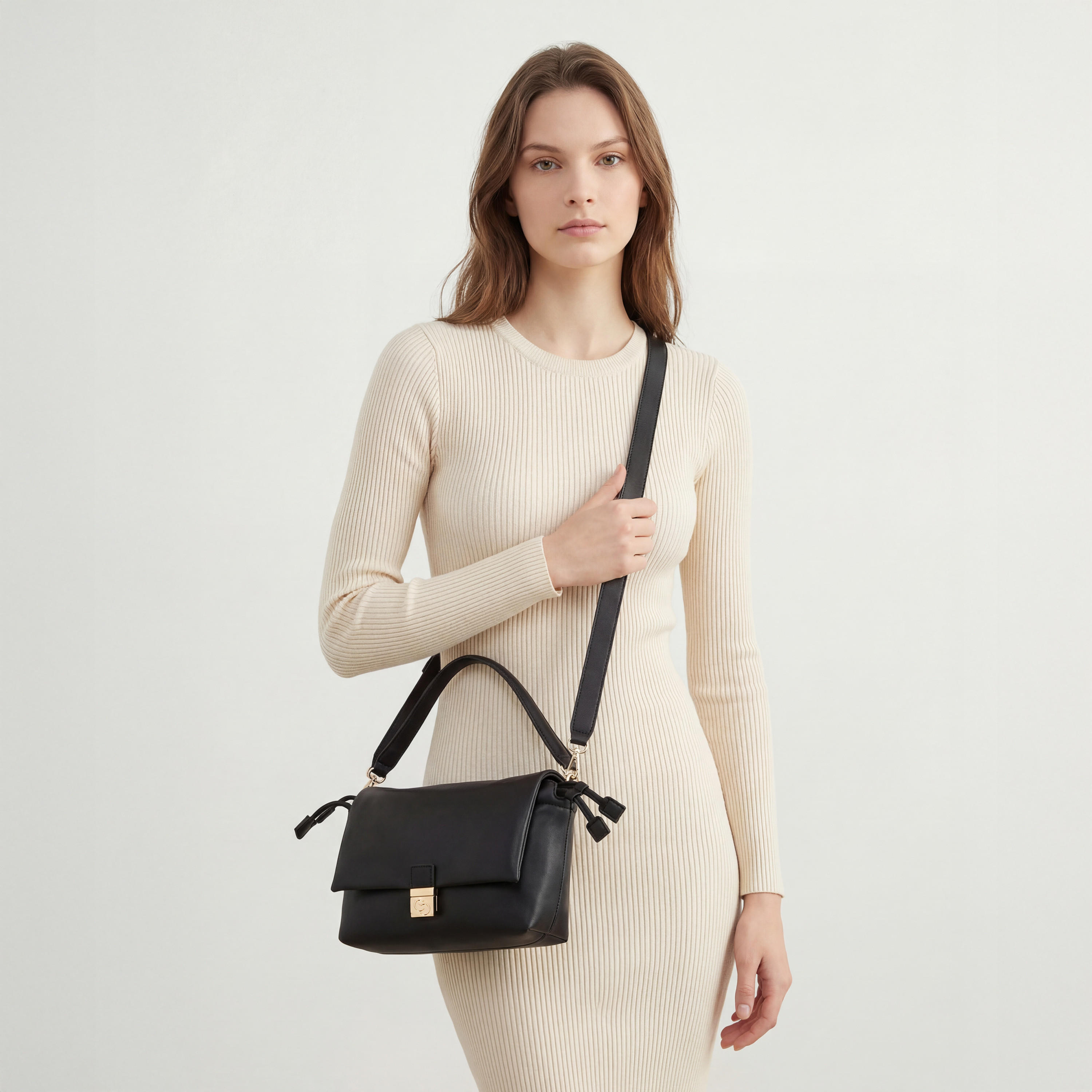 Celeste Solid Crossbody Bag with Detachable Strap-women-bagsandwallets-handbags-image-2