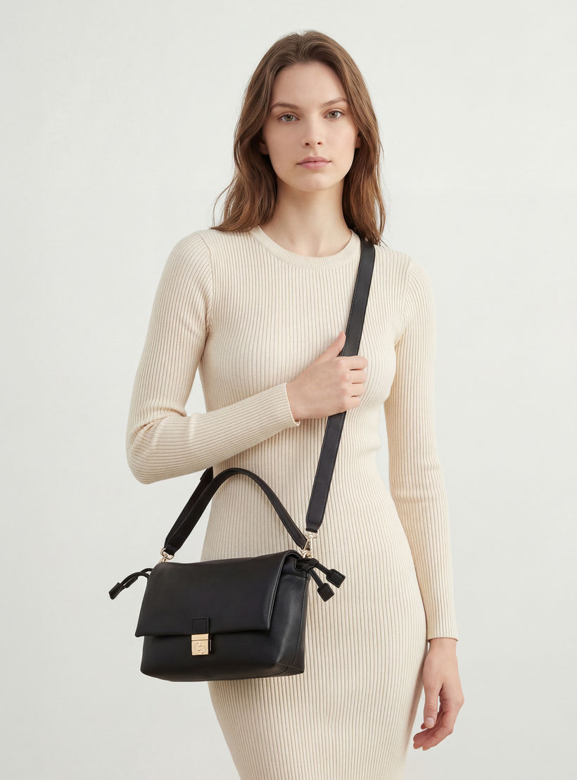 Celeste Solid Crossbody Bag with Detachable Strap-women-bagsandwallets-handbags-image-2
