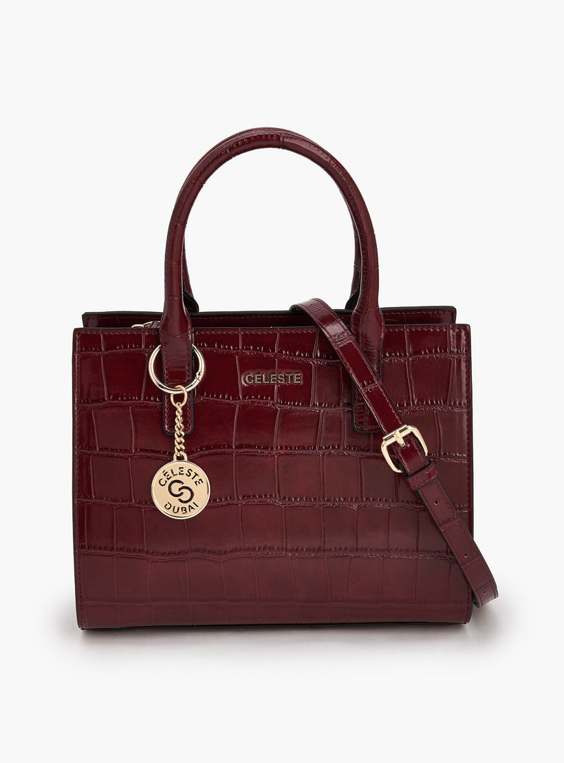 Celeste Textured Tote Bag with Double Handle-women-bagsandwallets-handbags-image-1