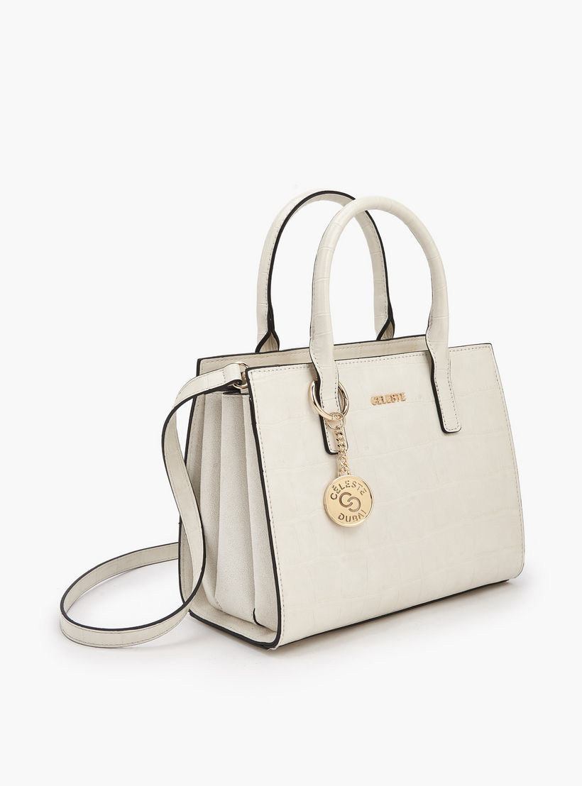 Celeste Textured Tote Bag with Double Handle-women-bagsandwallets-handbags-image-4