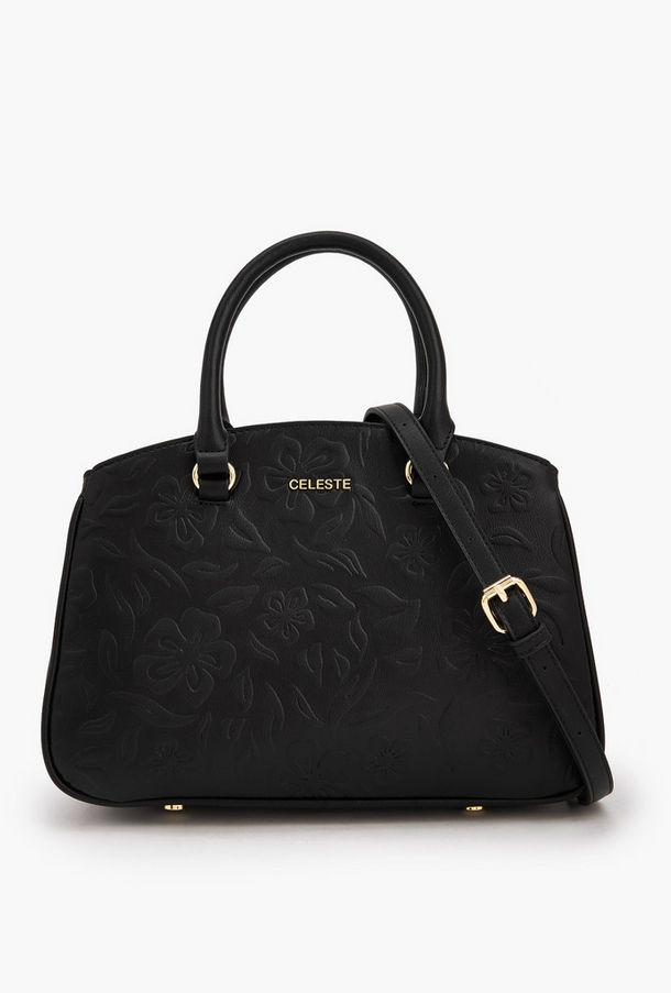 Celeste Embossed Tote Bag with Detachable Strap-women-image-1