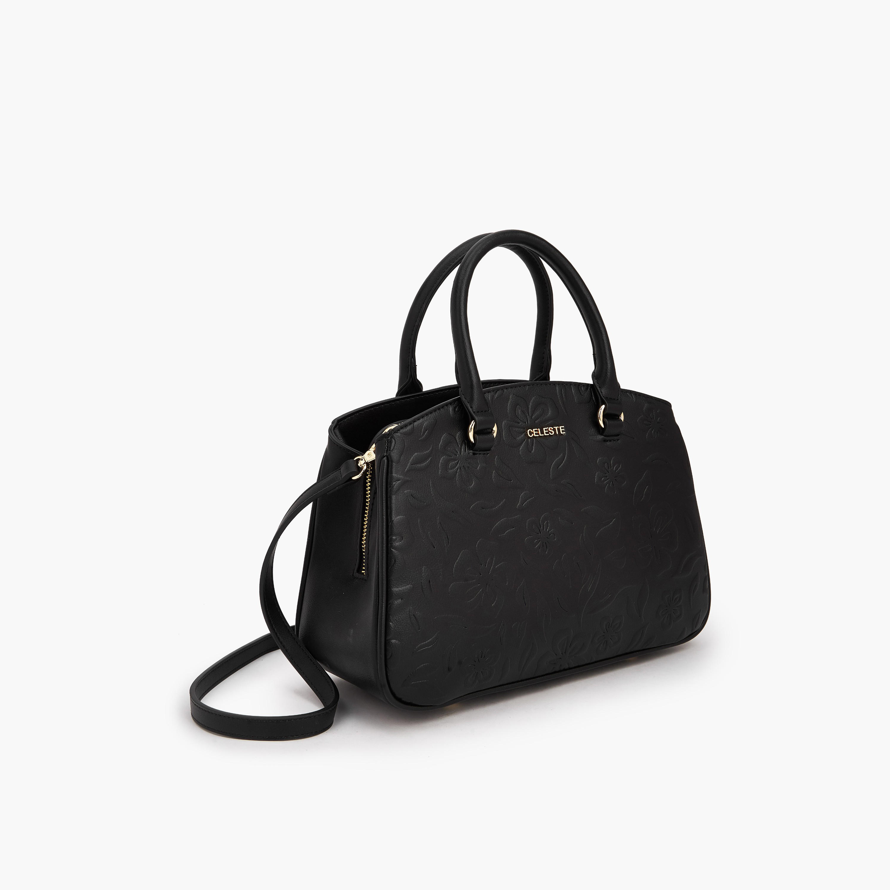 شنطة توتي منقوشة بحزام قابل للفصل من سيليست-women-bagsandwallets-handbags-image-4