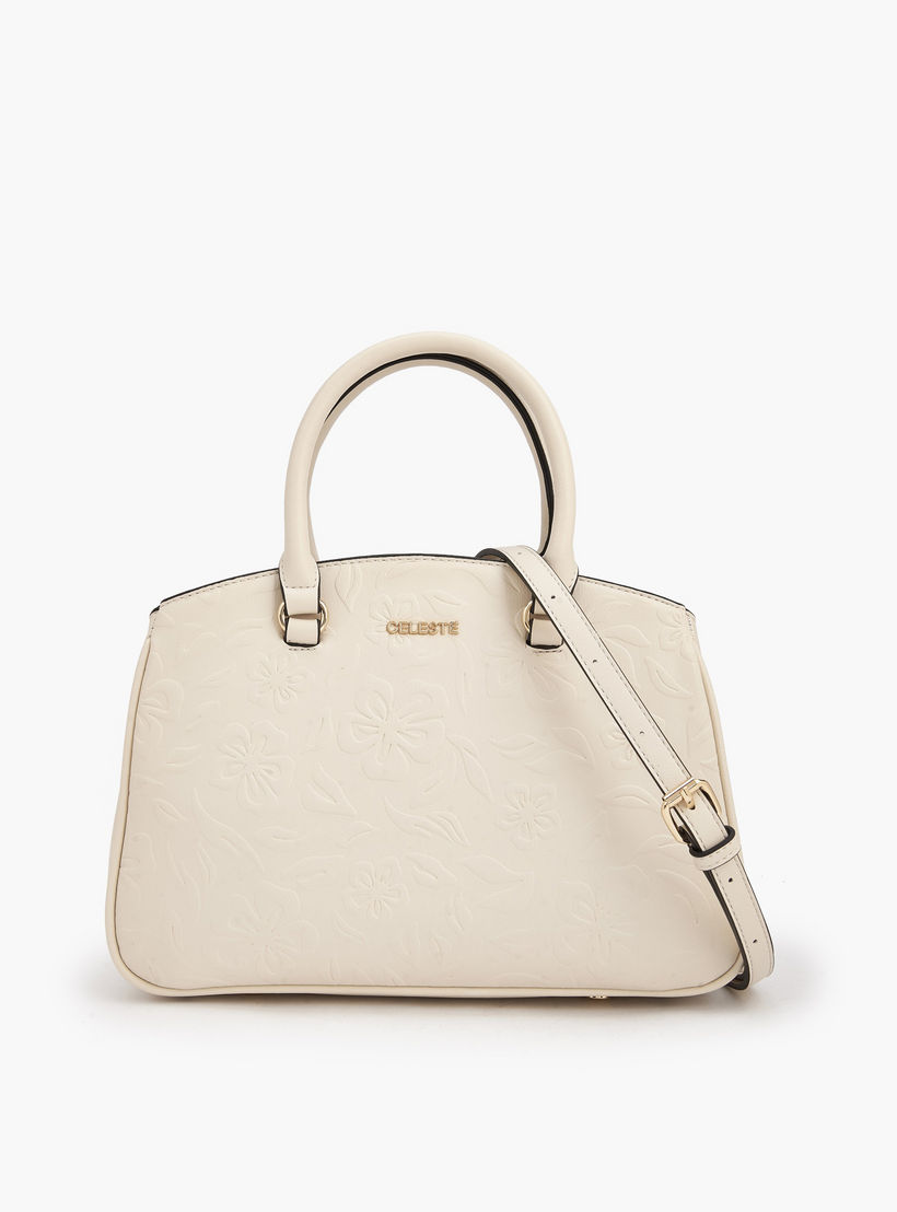 شنطة توتي منقوشة بحزام قابل للفصل من سيليست-women-bagsandwallets-handbags-image-1