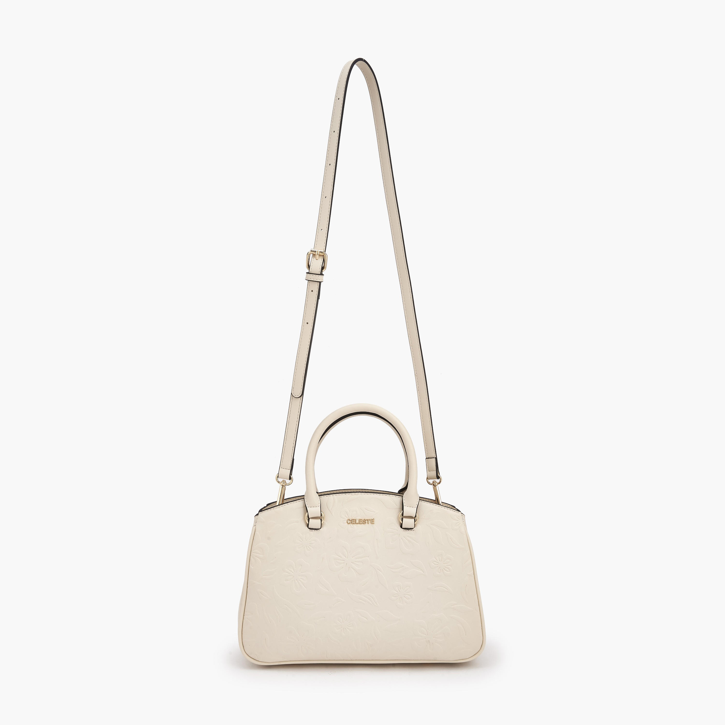 Celeste Embossed Tote Bag with Detachable Strap-women-bagsandwallets-handbags-image-3