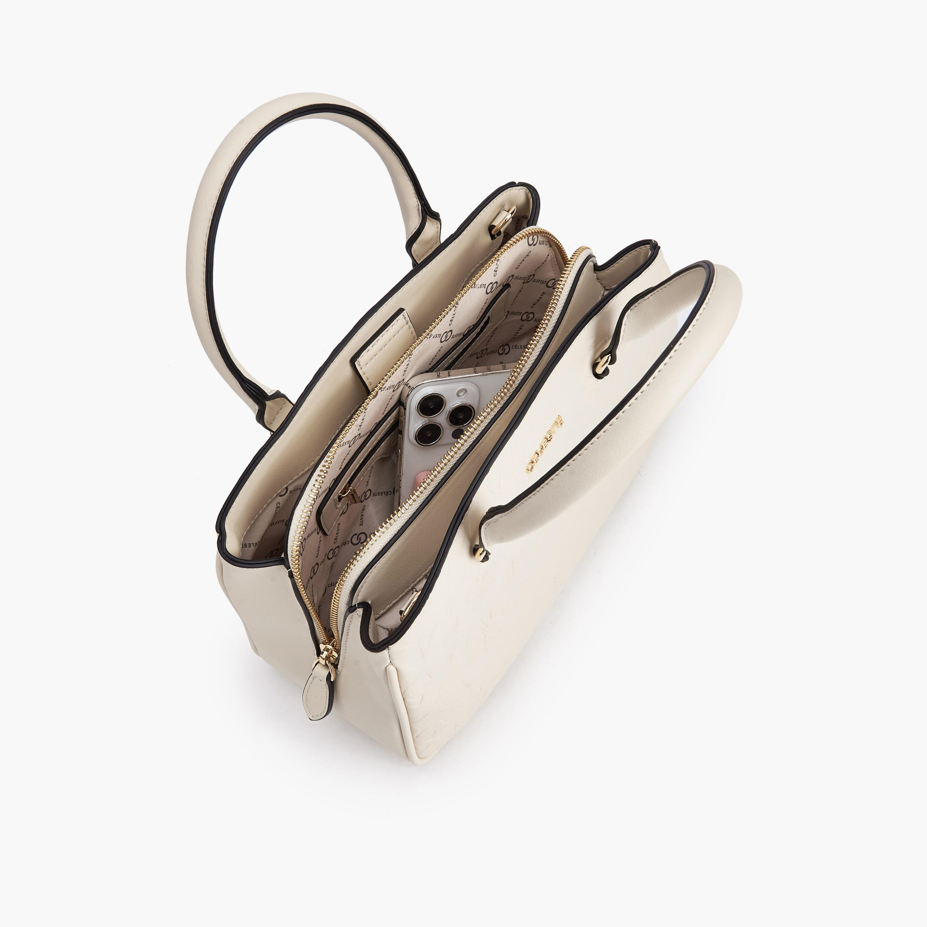 Celeste Embossed Tote Bag with Detachable Strap-women-bagsandwallets-handbags-image-8