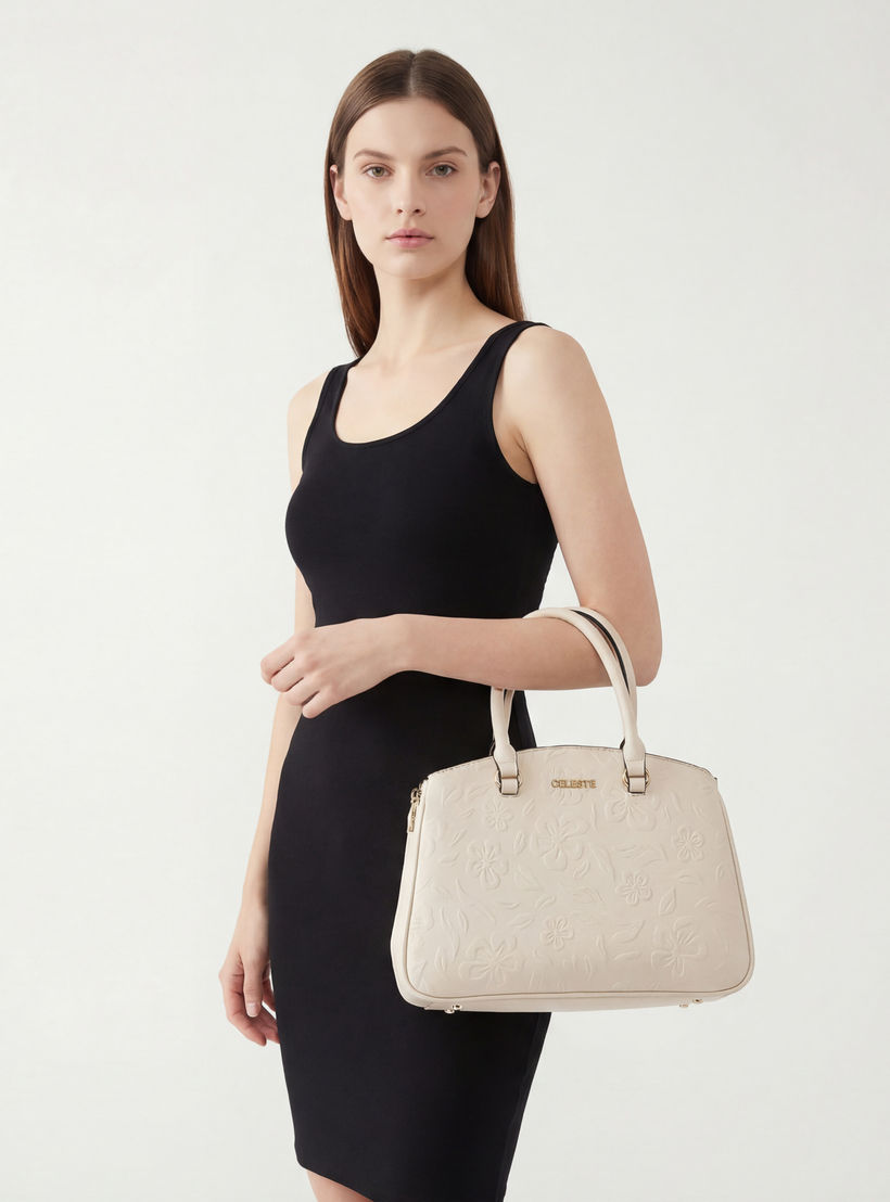 شنطة توتي منقوشة بحزام قابل للفصل من سيليست-women-bagsandwallets-handbags-image-2