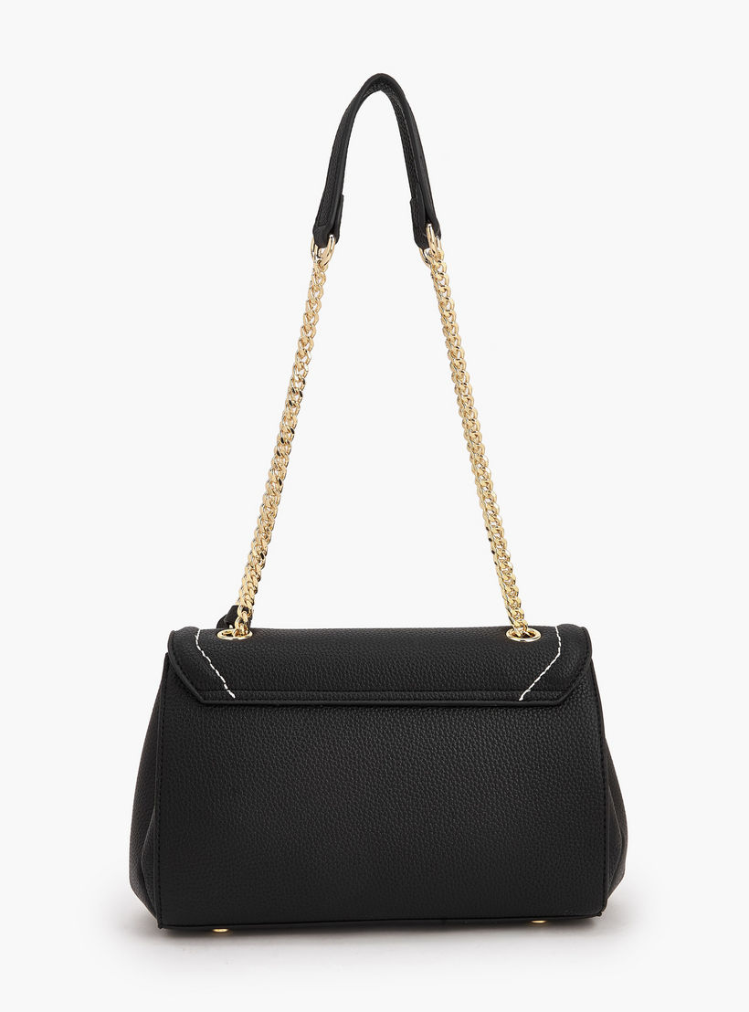 شنطة كروس بودي بتصميم خياطة متباينة وحزام سلسلة من سيليست-women-bagsandwallets-handbags-image-6