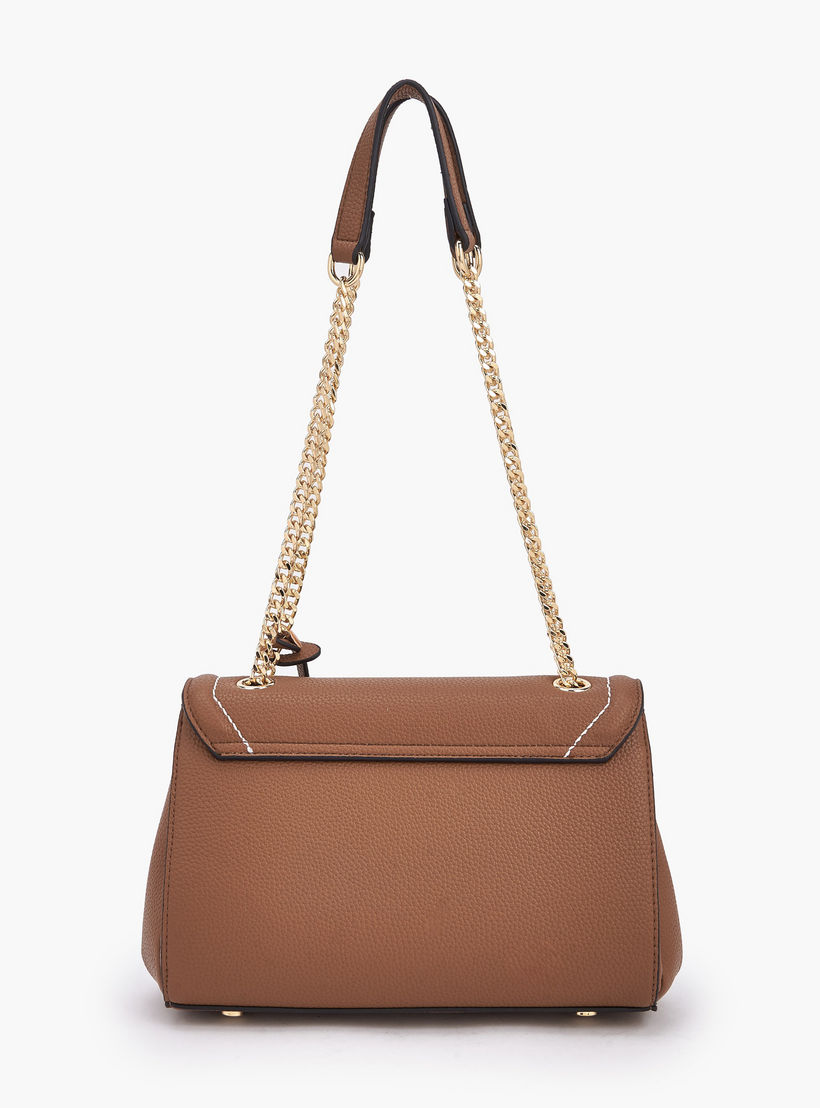 شنطة كروس بودي بتصميم خياطة متباينة وحزام سلسلة من سيليست-women-bagsandwallets-handbags-image-6