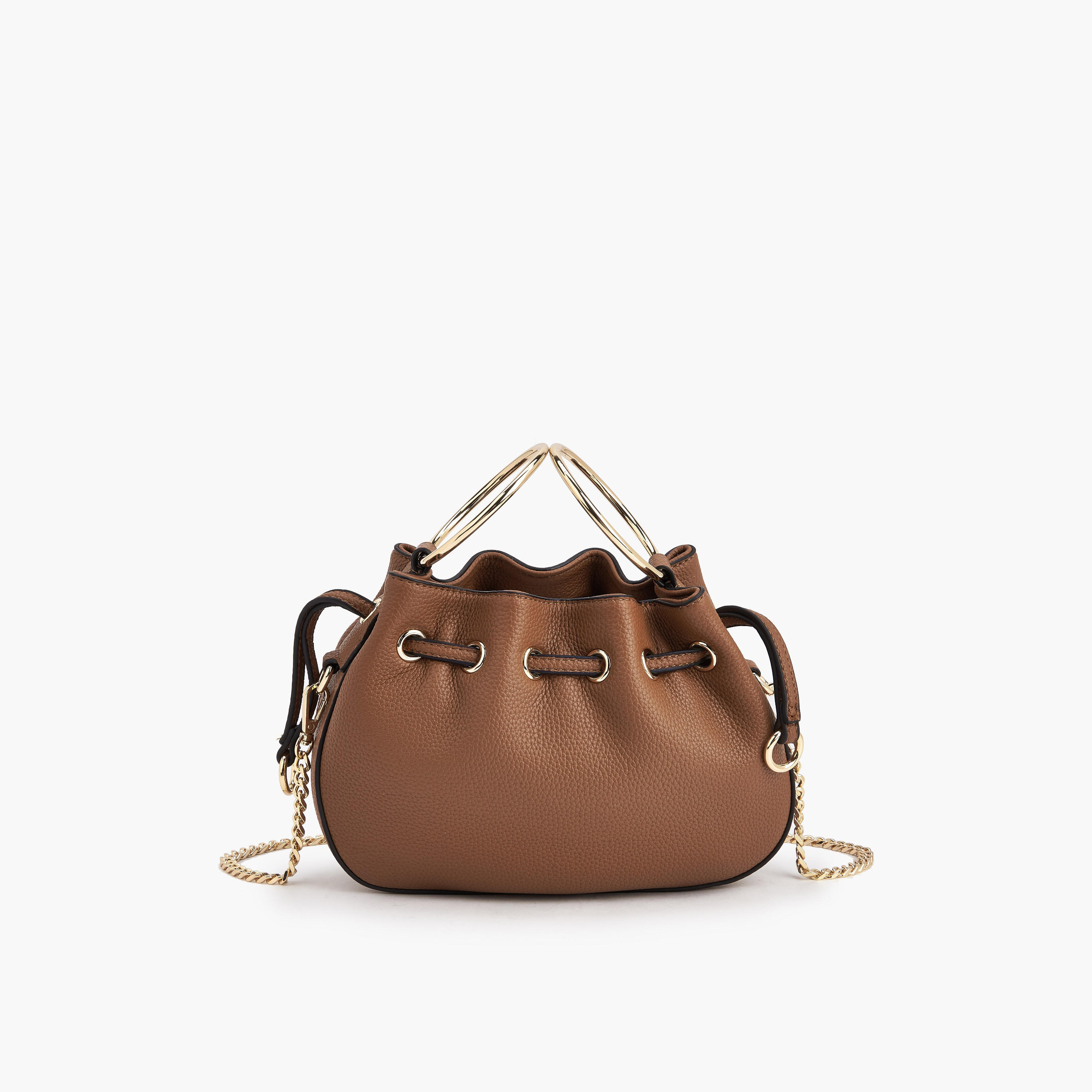 Celeste Textured Crossbody Bag with Detachable Chain Strap-women-bagsandwallets-handbags-image-1