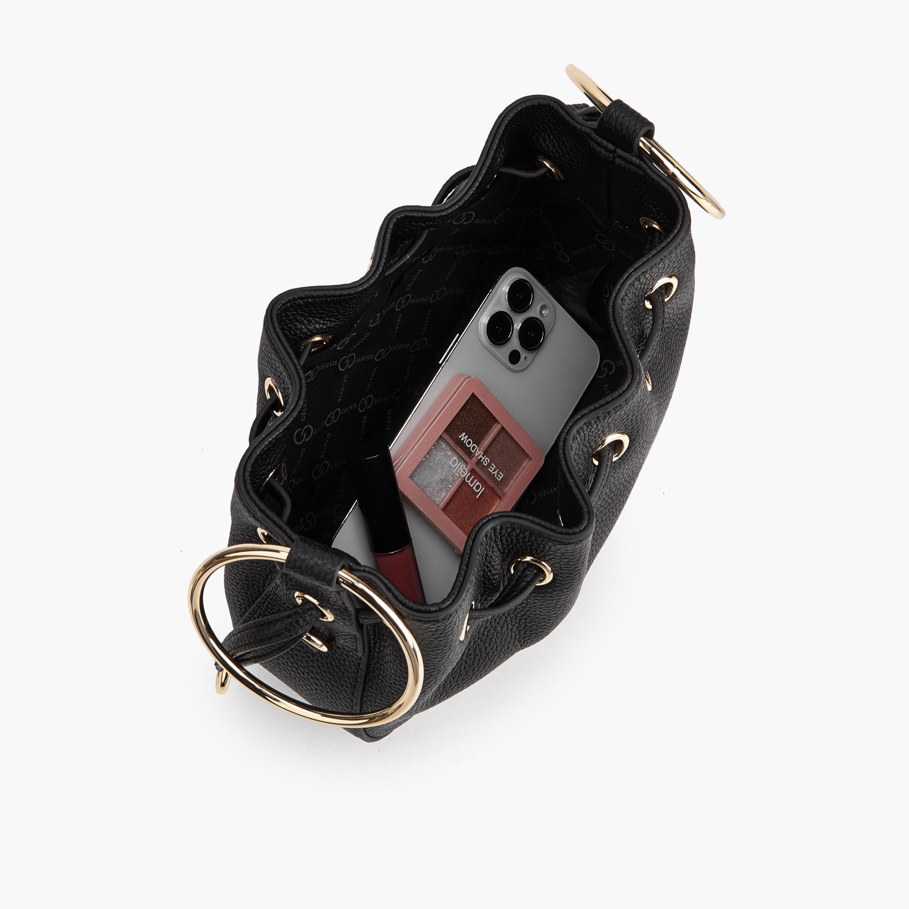 Celeste Textured Crossbody Bag with Detachable Chain Strap-women-bagsandwallets-handbags-image-7