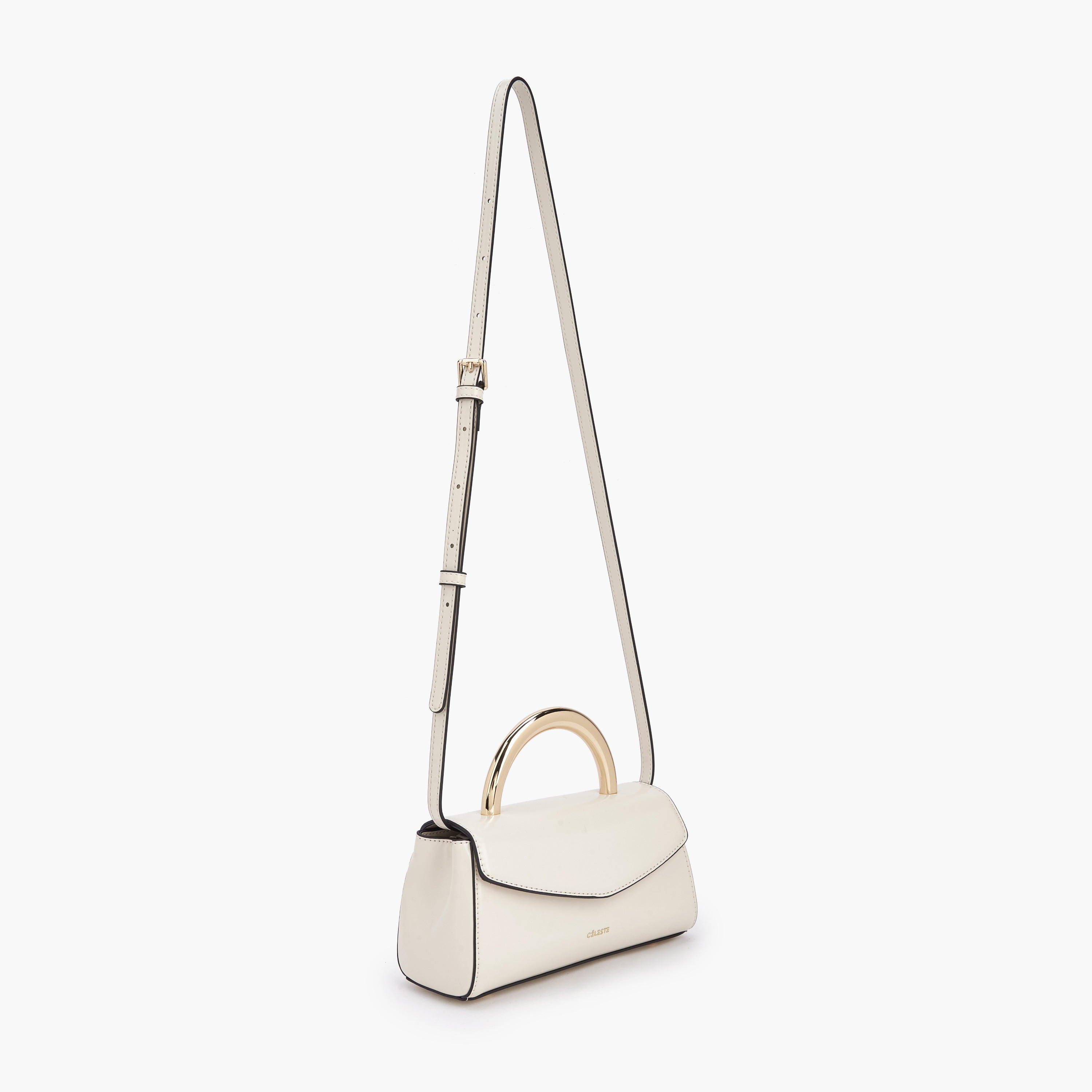 Celeste Solid Crossbody Bag with Adjustable Strap-women-bagsandwallets-handbags-image-2