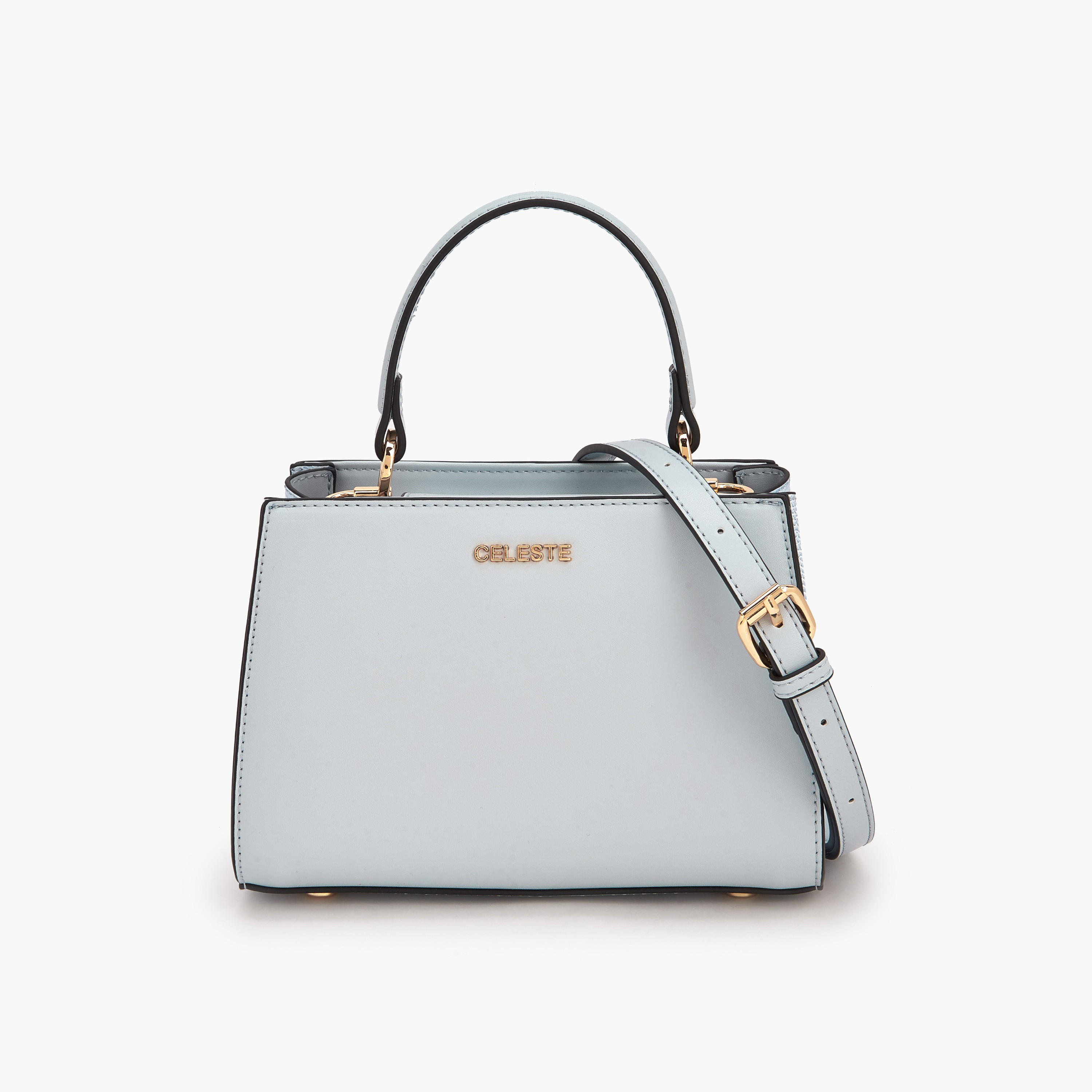 Celeste Solid Tote Bag with Detachable Strap-women-bagsandwallets-handbags-image-1