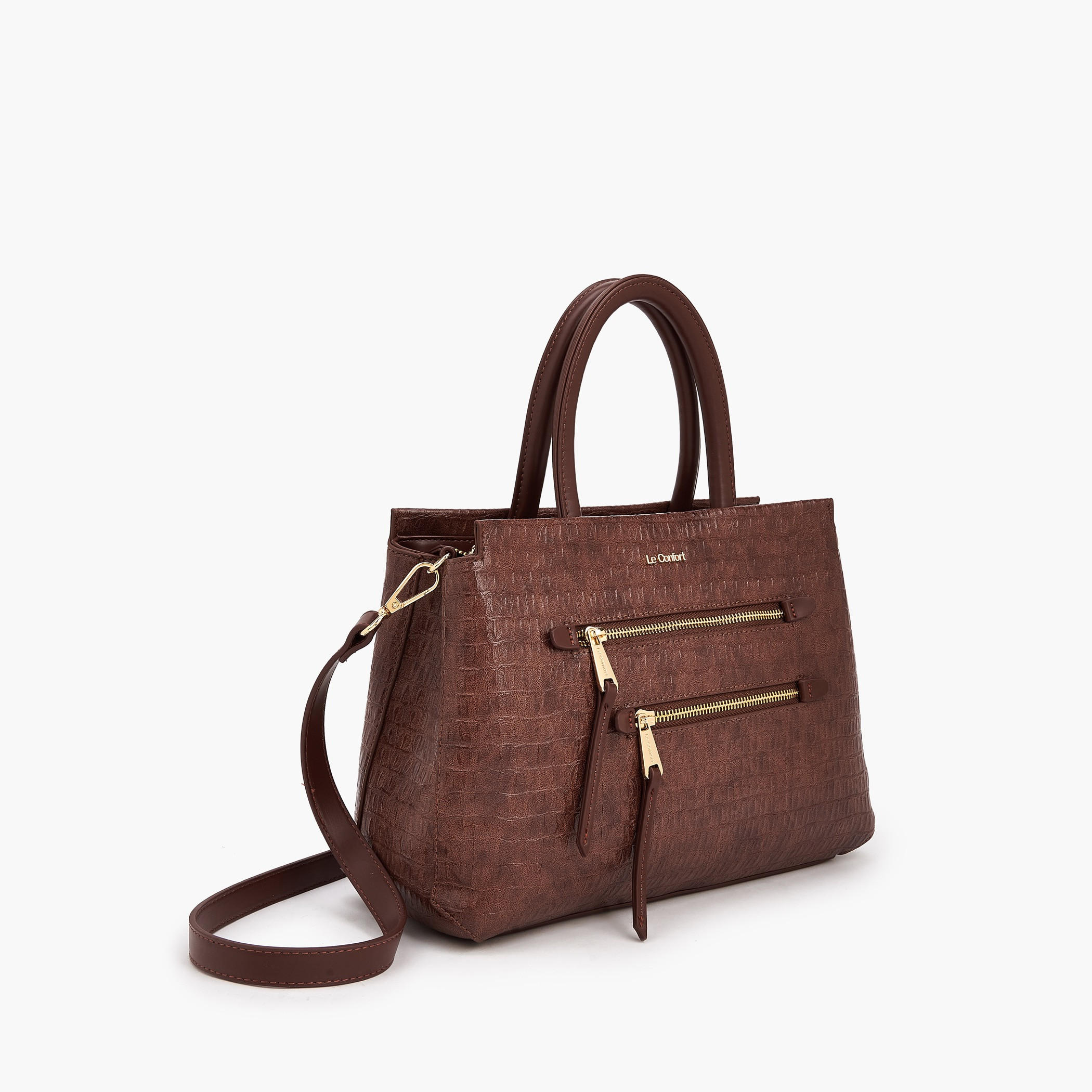 شنطة توتي بارزة الملمس بحزام قابل للفصل من لو كونفورت-women-bagsandwallets-handbags-image-4