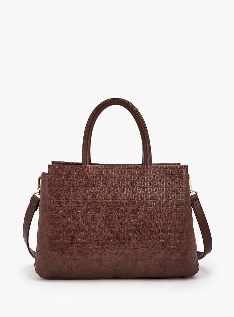 شنطة توتي بارزة الملمس بحزام قابل للفصل من لو كونفورت-women-bagsandwallets-handbags-image-6