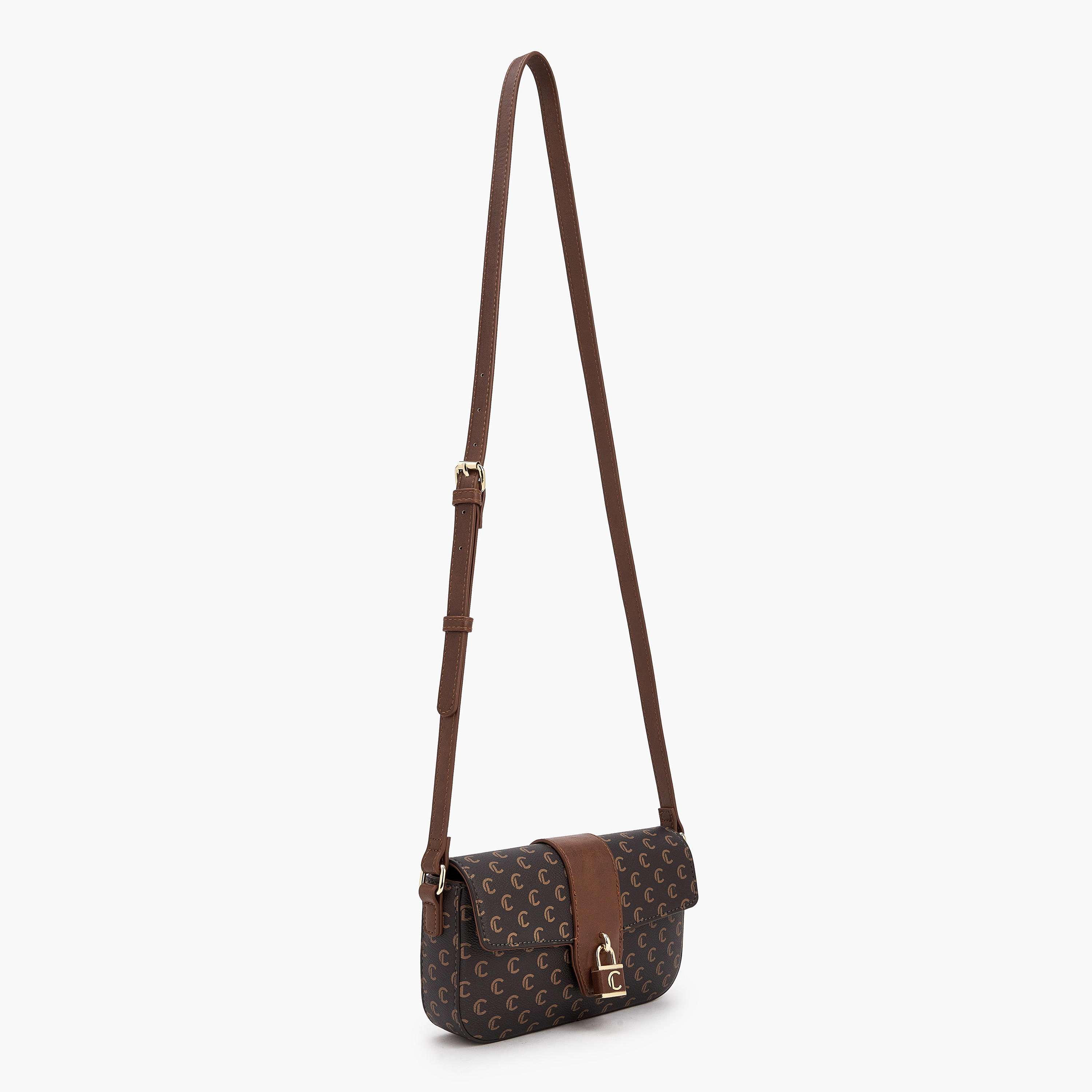 شنطة كروس بودي بارزة الملمس مع حزام قابل للتعديل من لو كونفور-women-bagsandwallets-handbags-image-3
