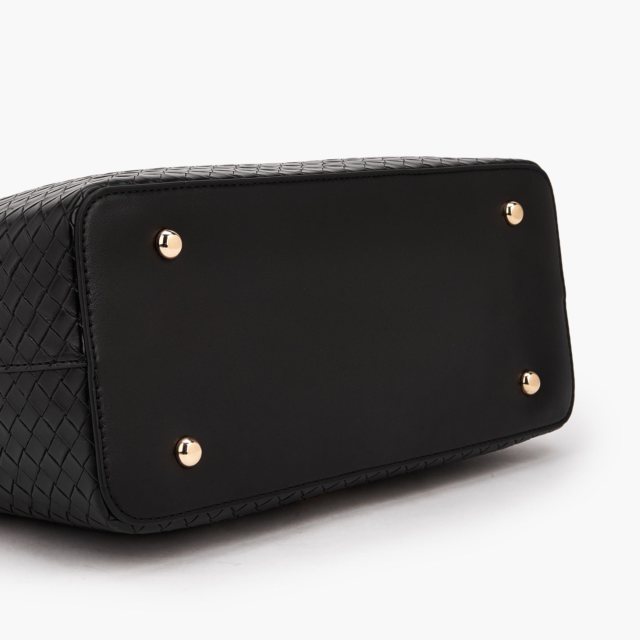 Le Confort Textured Satchel Bag with Detachable Strap-women-bagsandwallets-handbags-image-6