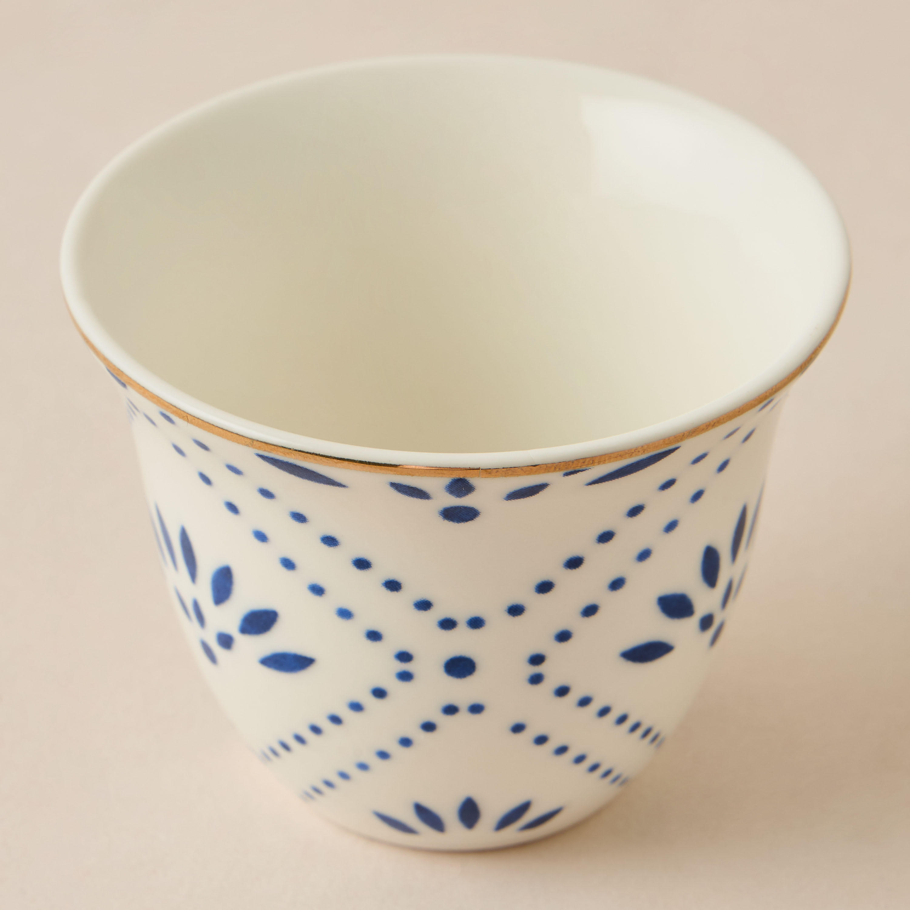 Printed Bone China Kahwa Cup - Set of 4-household-dining-teaandcoffee-mugsandcups-image-4