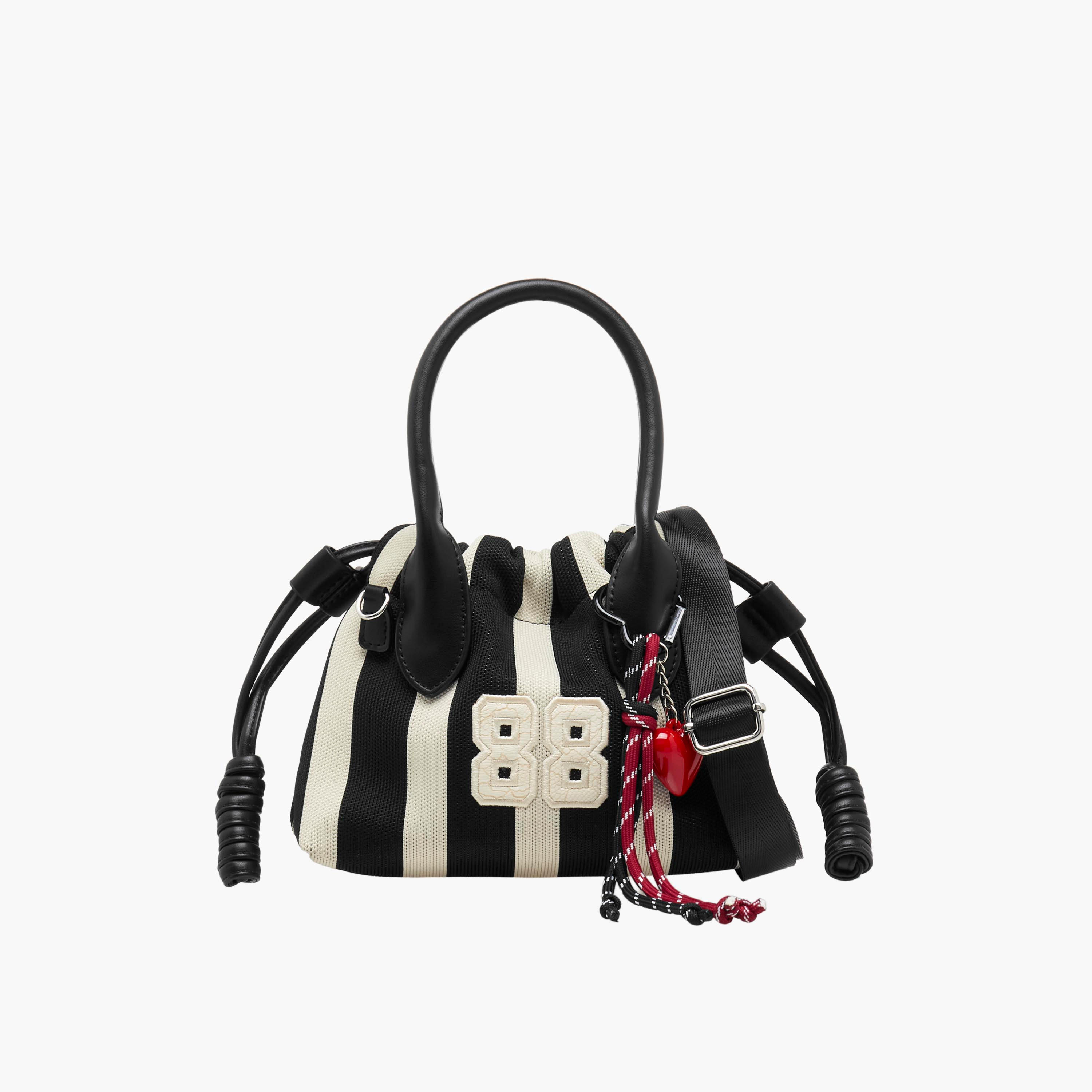 Missy Striped Tote Bag with Detachable Strap-women-bagsandwallets-handbags-image-1
