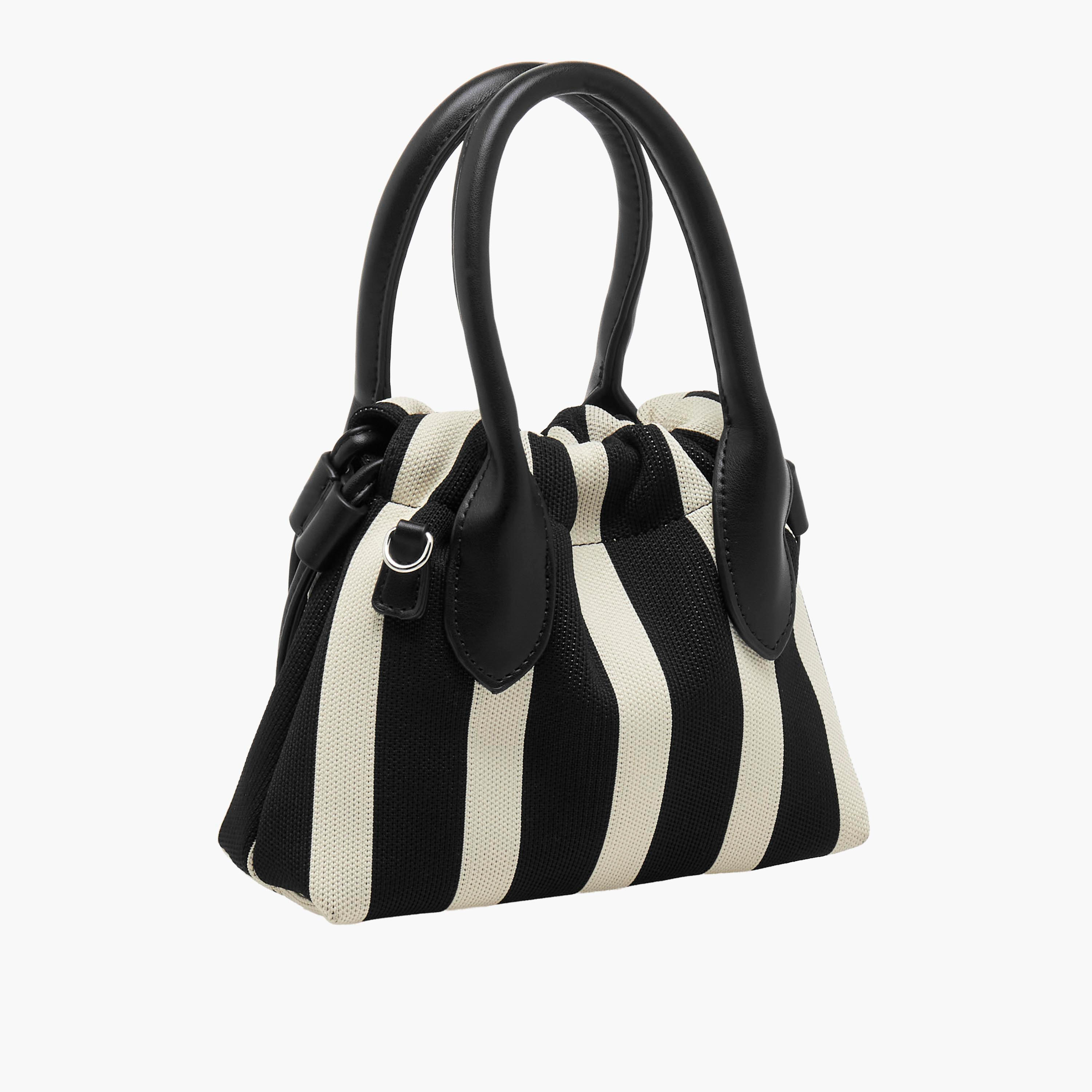 Missy Striped Tote Bag with Detachable Strap-women-bagsandwallets-handbags-image-5