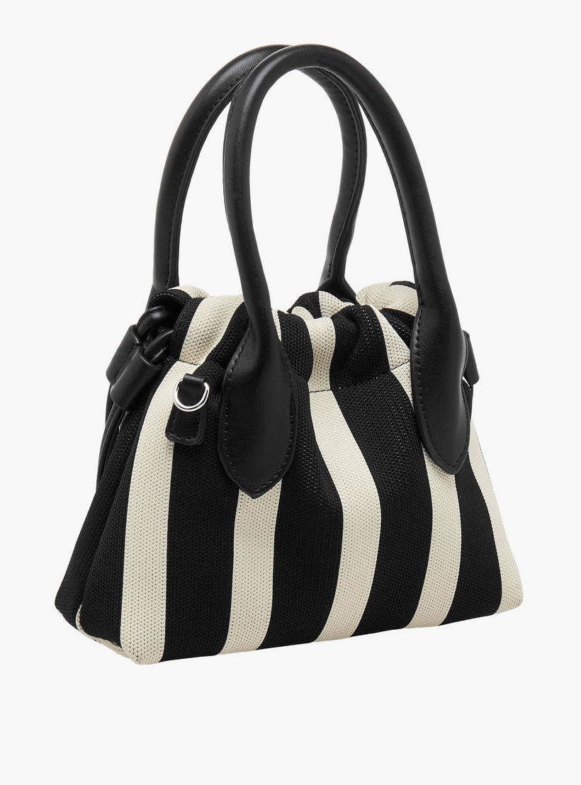 Missy Striped Tote Bag with Detachable Strap-women-bagsandwallets-handbags-image-5