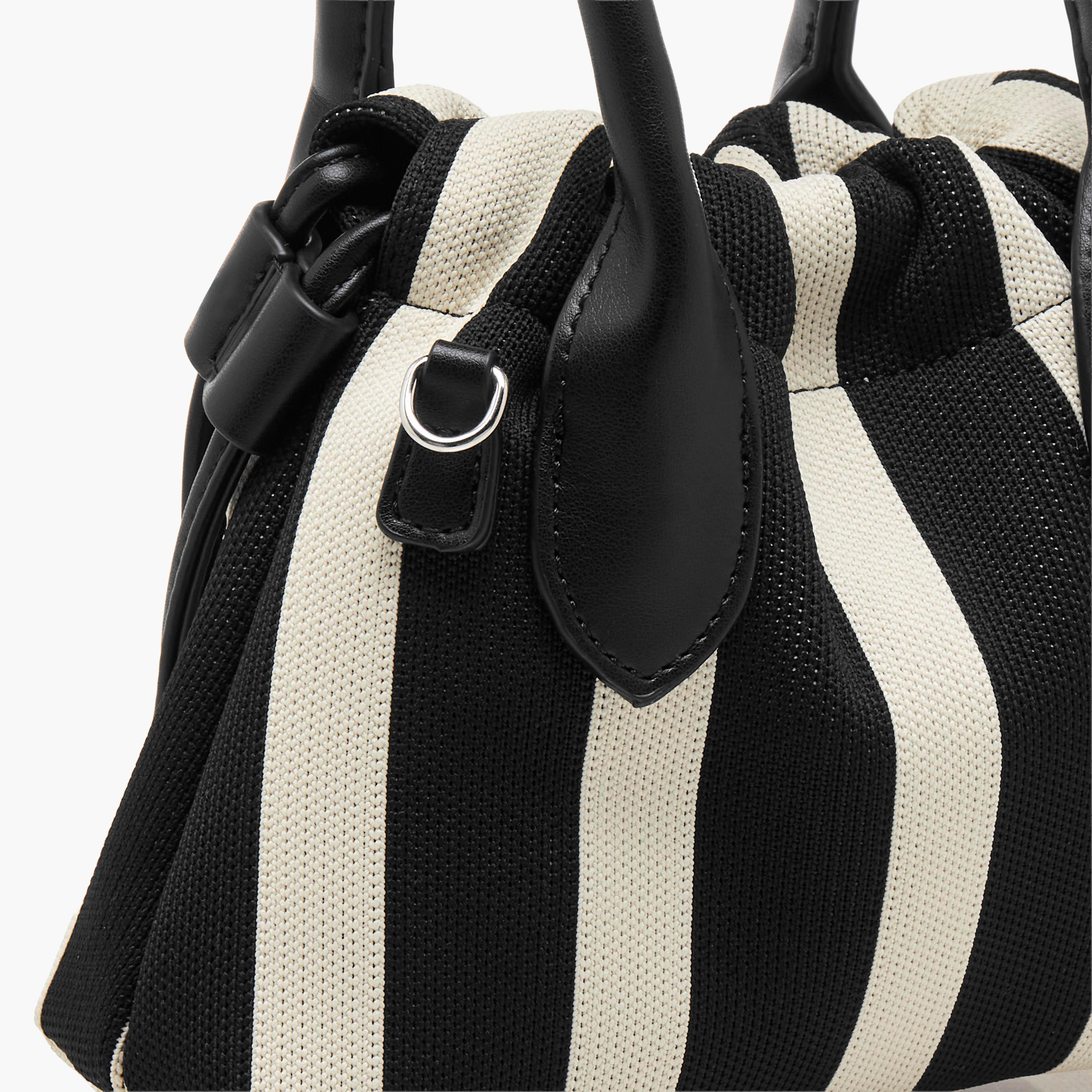 Missy Striped Tote Bag with Detachable Strap-women-bagsandwallets-handbags-image-7