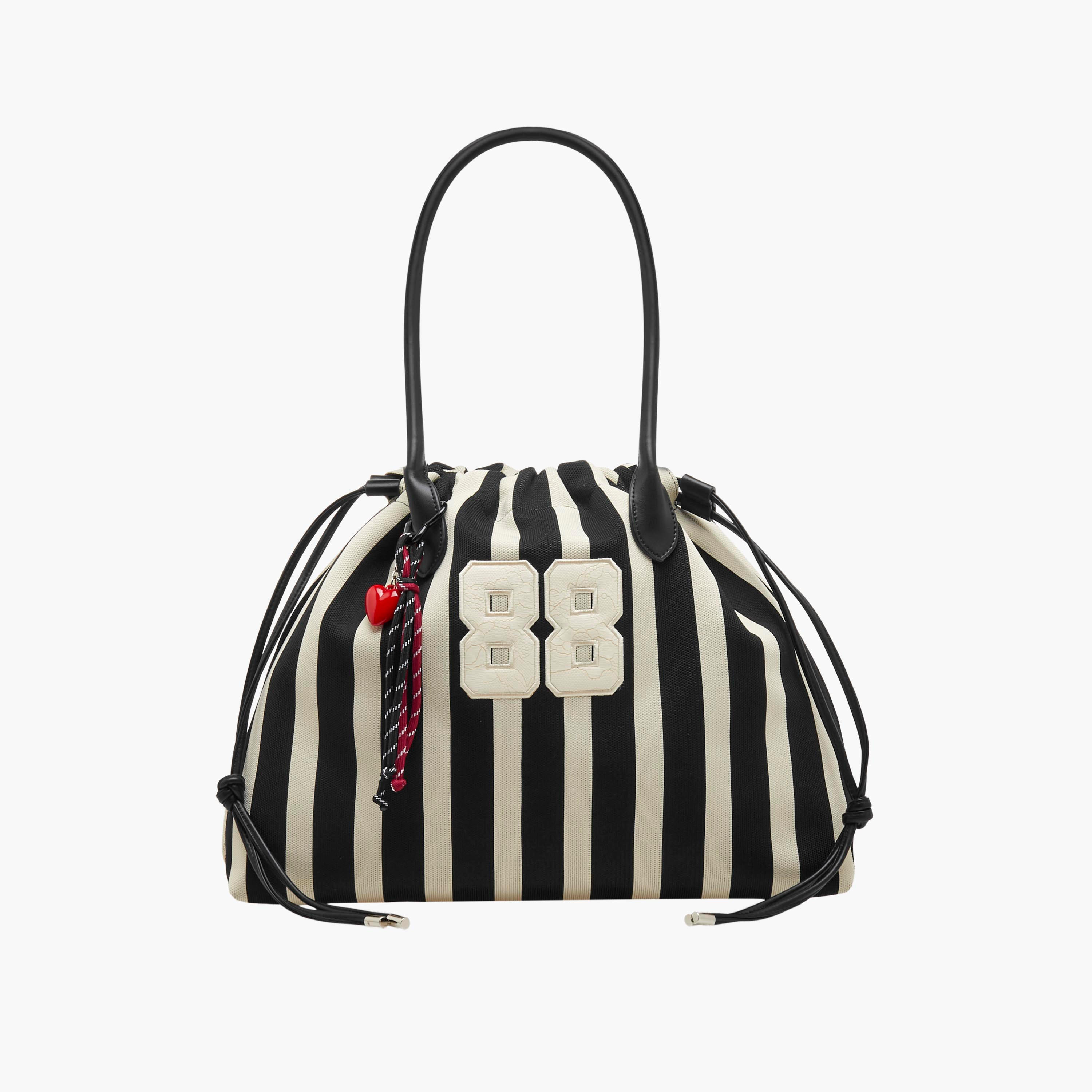 Missy Striped Tote Bag with Double Handle-women-bagsandwallets-handbags-image-1