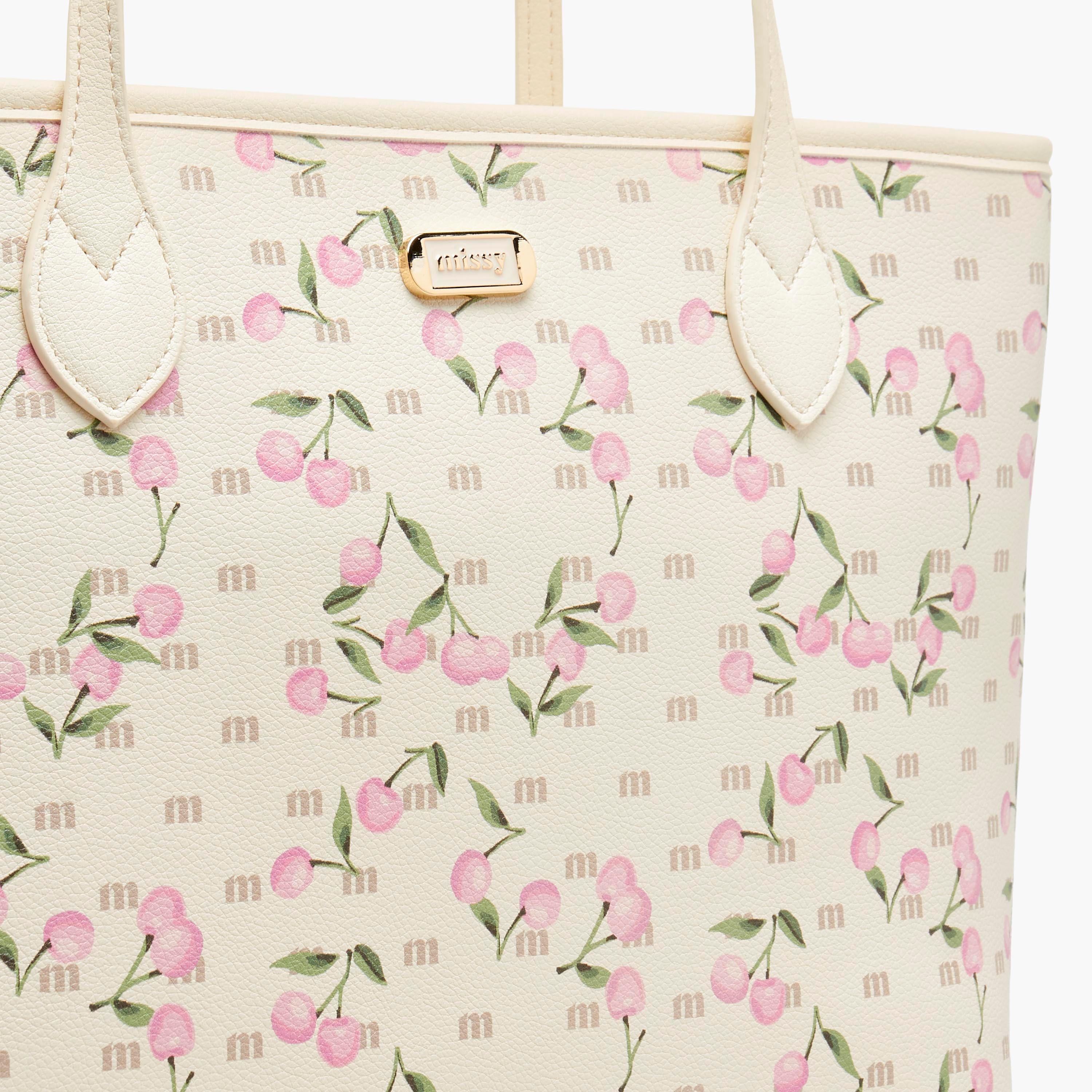 Missy Cherry Print Tote Bag with Double Handle-women-bagsandwallets-handbags-image-5