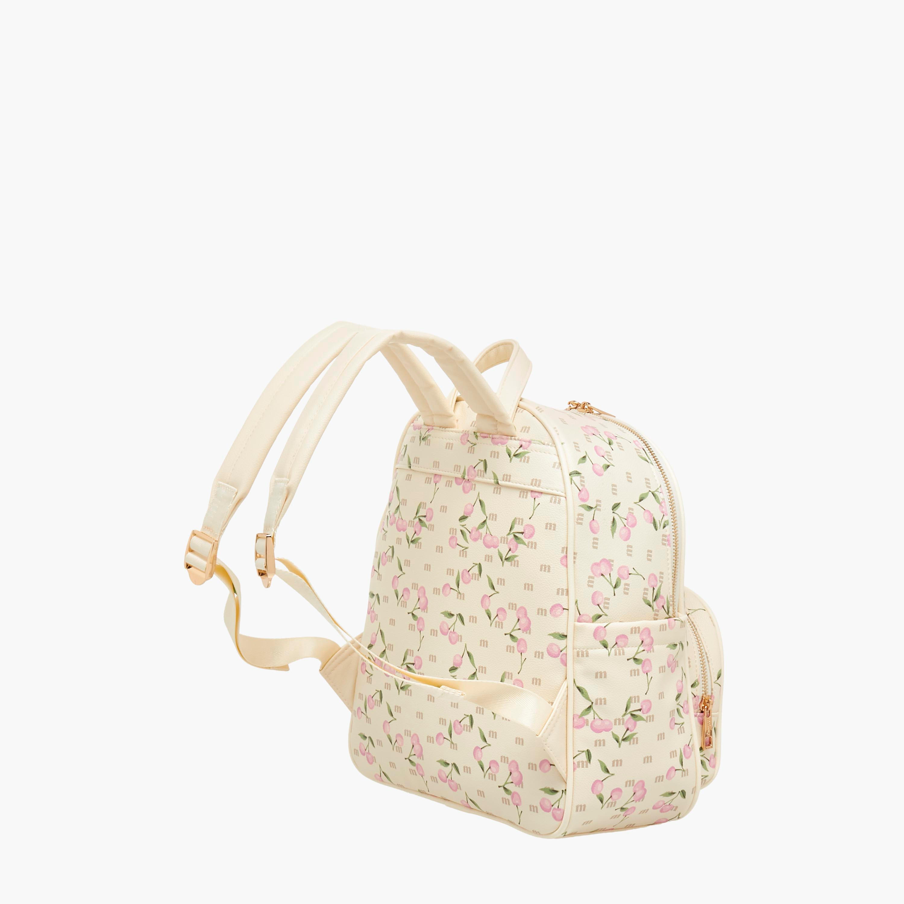 شنطة ظهر بطبعات كرز وحمّالات قابلة للتعديل من ميسي-women-bagsandwallets-backpacks-image-5