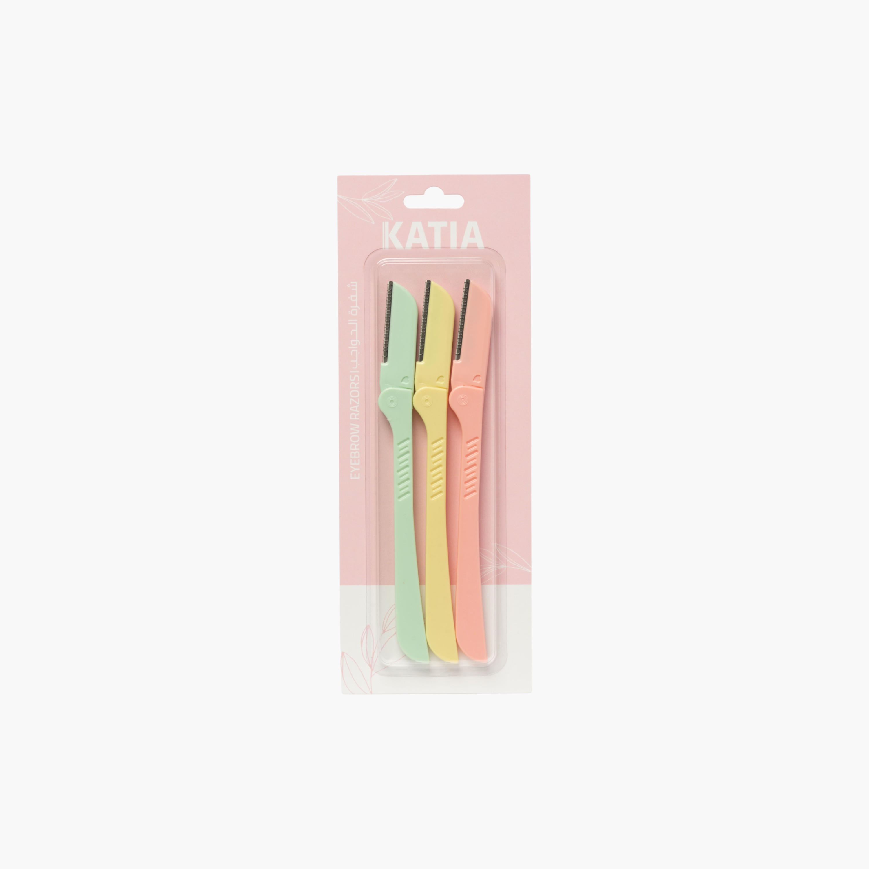 Katia Eyebrow Korean Razors Set 3Pcs-beautyandpersonalcare-makeup-nails-treatments-image-1