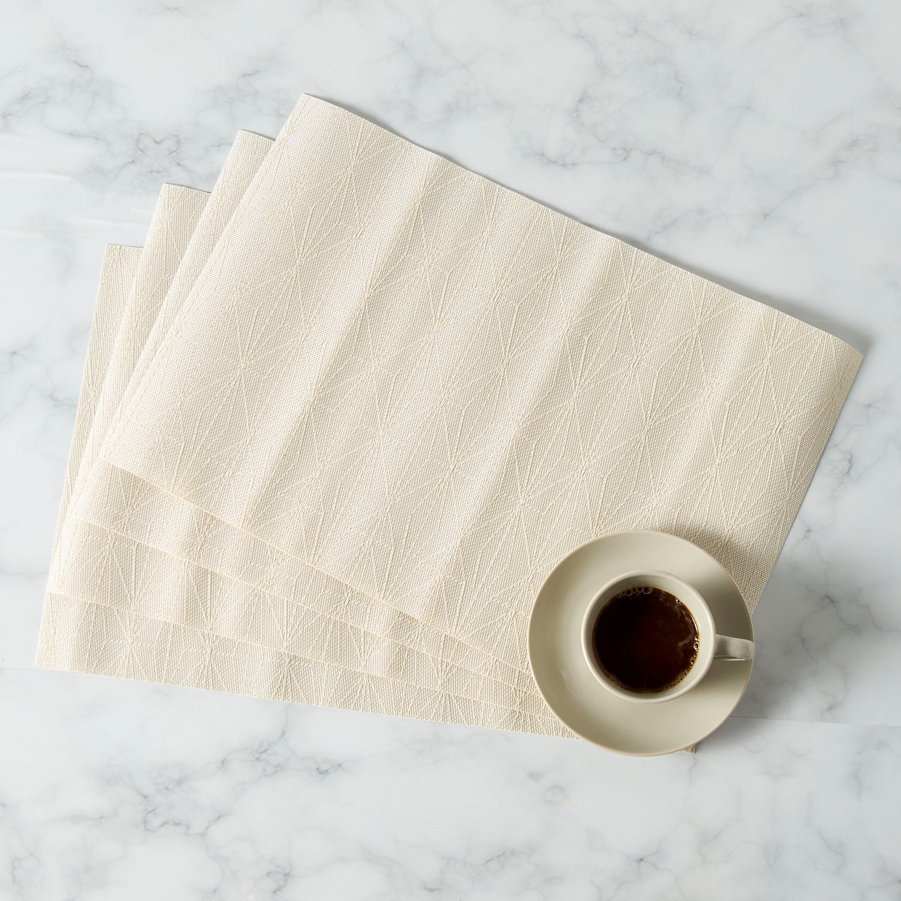 Textured 4-Piece Placemat Set - 30x45 cms-household-dining-tablelinen-placemats-image-1