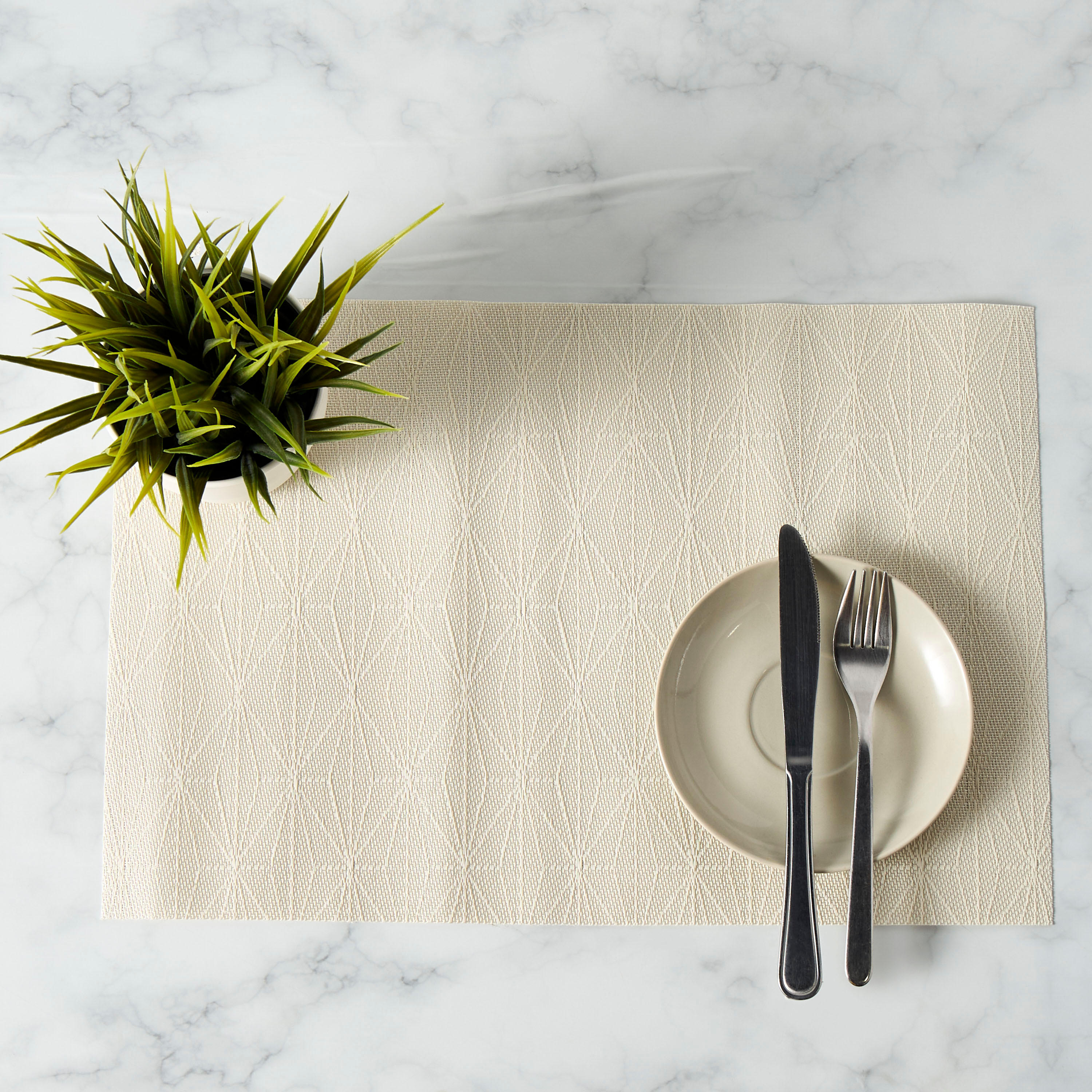 Textured 4-Piece Placemat Set - 30x45 cms-household-dining-tablelinen-placemats-image-2