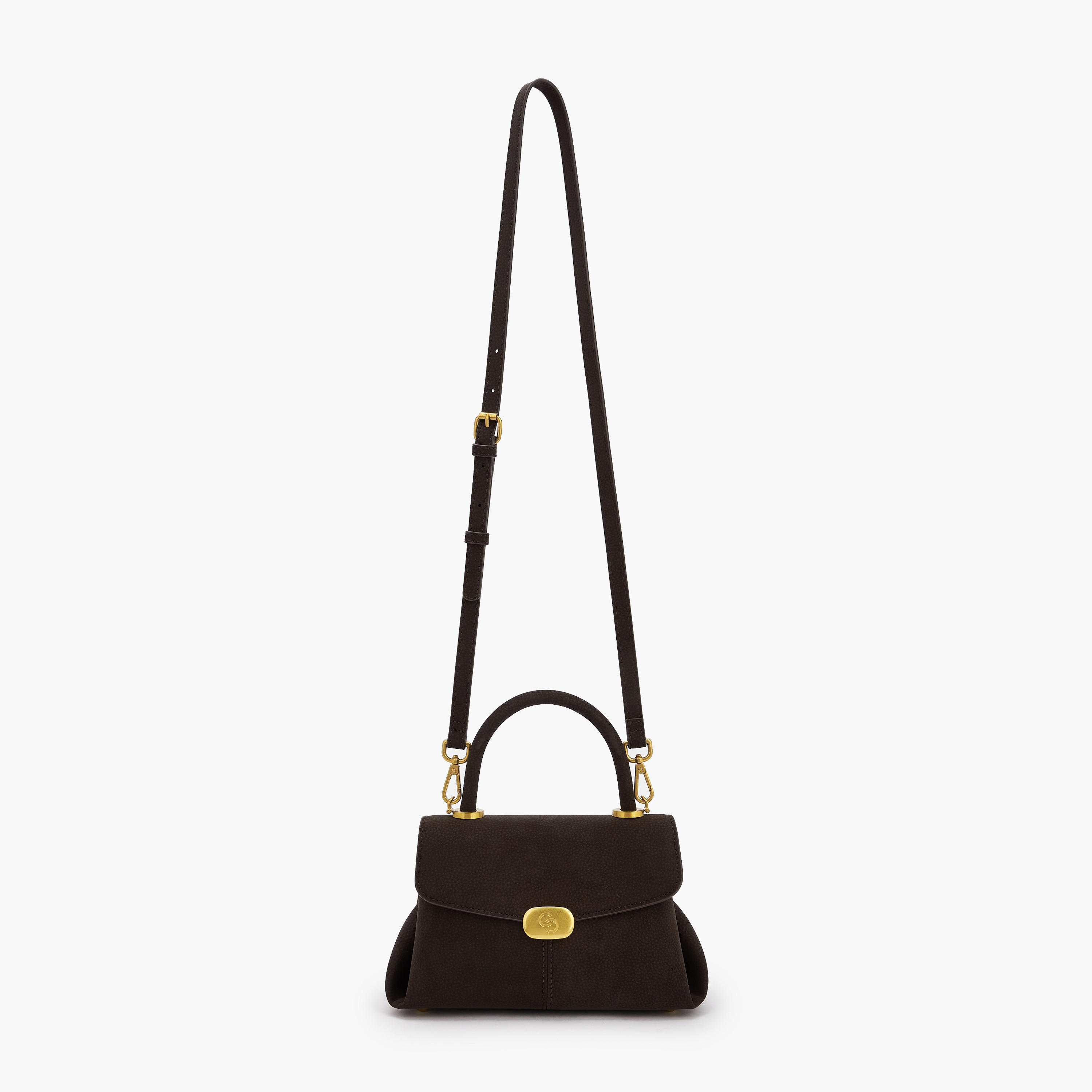 Celeste Suede Satchel Bag with Grab Handle-women-bagsandwallets-handbags-image-2