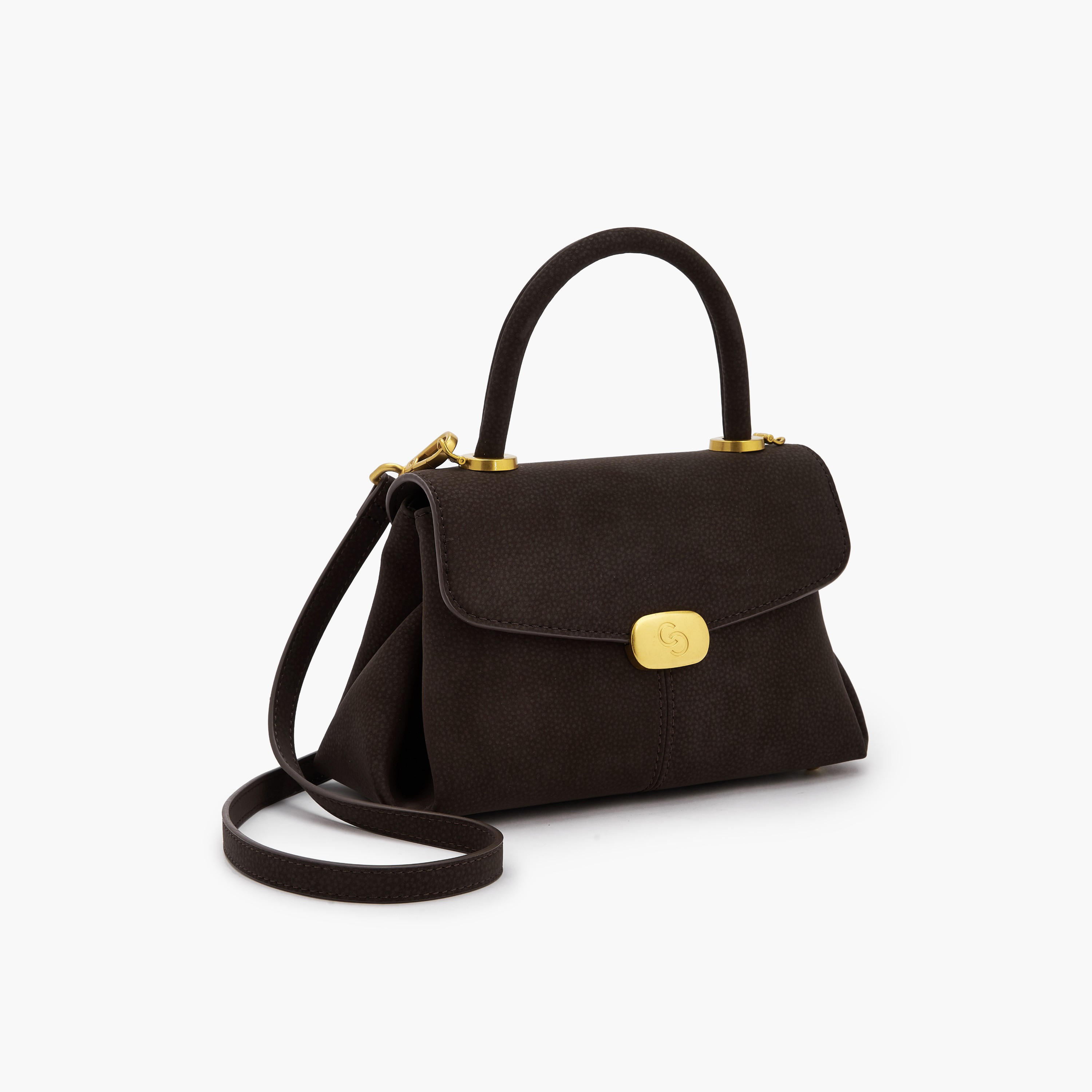 Celeste Suede Satchel Bag with Grab Handle-women-bagsandwallets-handbags-image-4