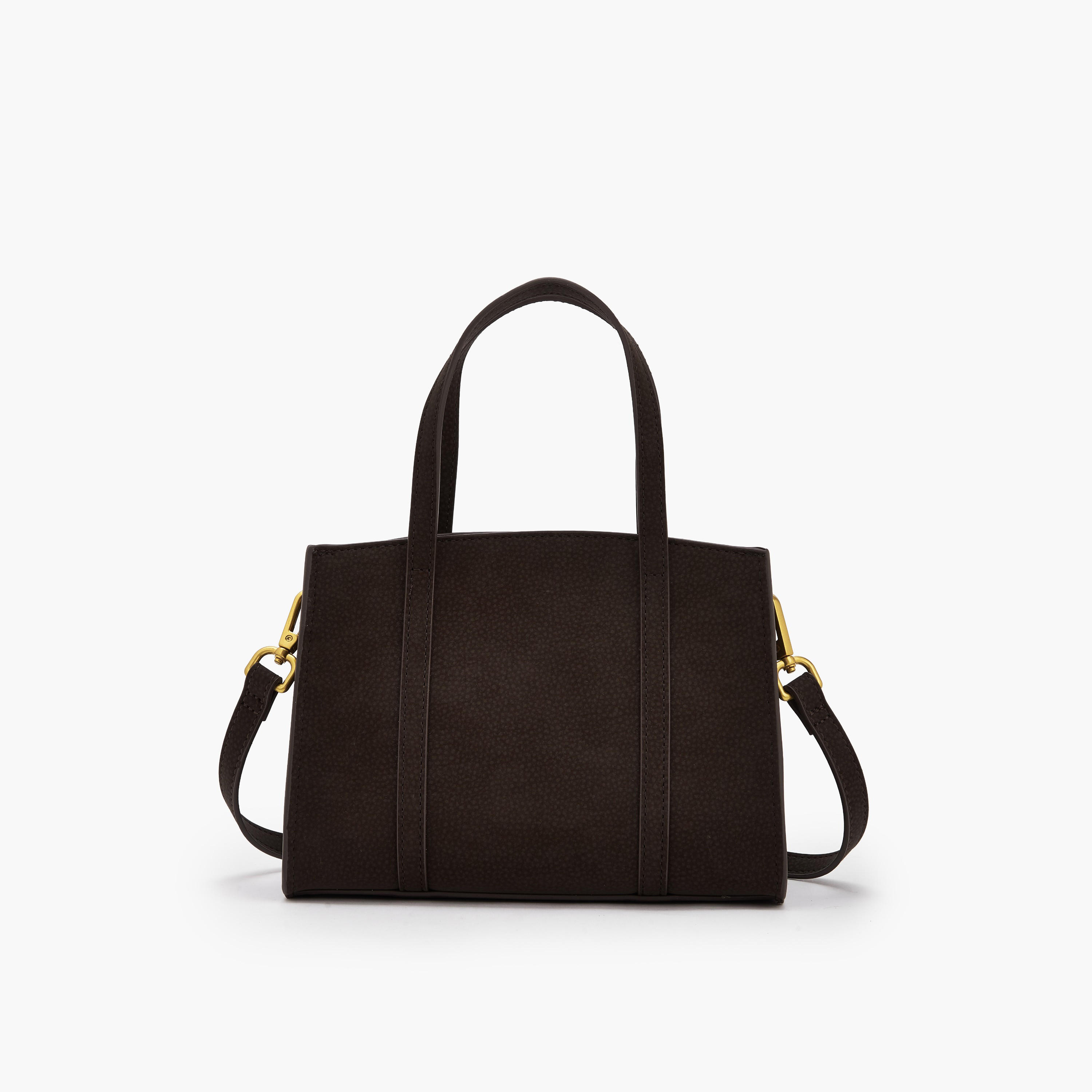 Celeste Textured Tote Bag with Double Handles-women-bagsandwallets-handbags-image-6