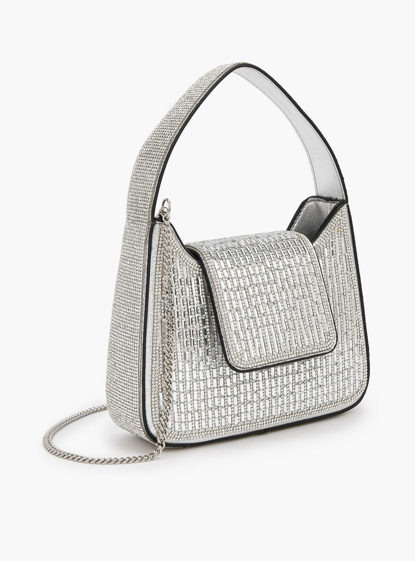 Celeste Embellished Crossbody Bag with Chain Strap-women-bagsandwallets-handbags-image-4